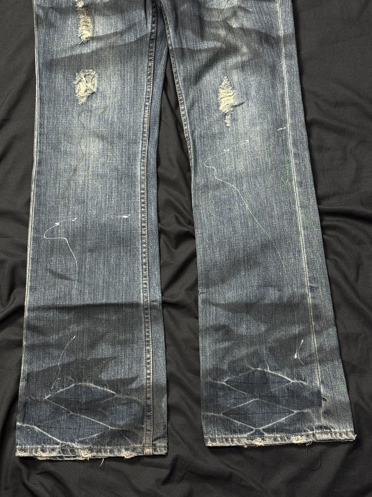 Hysteric Glamour × Japanese Brand Flare Denim Distressed RootThree style lgb ifsix Size US 29 - 5 Thumbnail