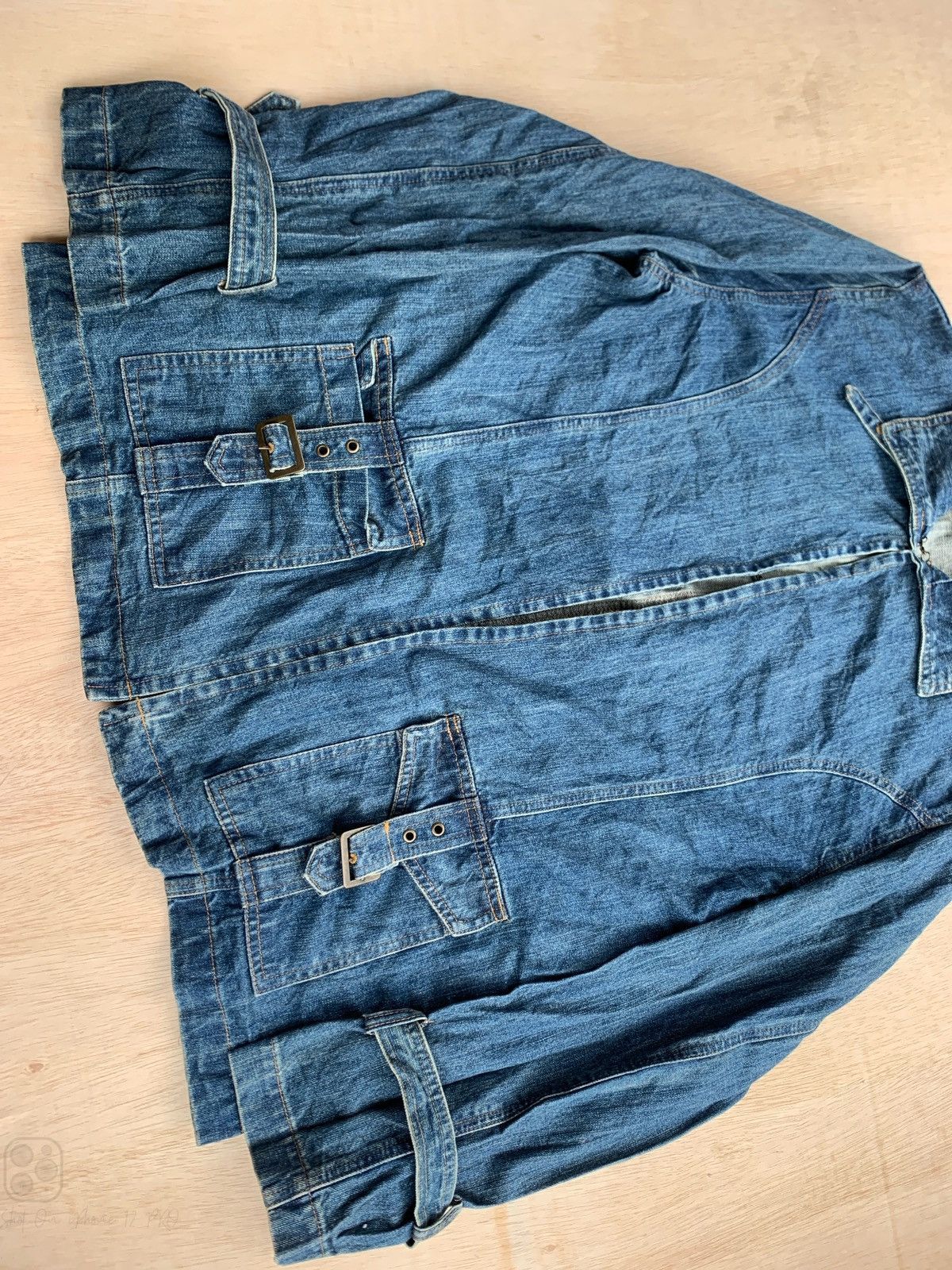 14th Addiction × Japanese Brand Vintage Ramonpole Pocket Denim Jacket Size US L / EU 52-54 / 3 - 5 Thumbnail