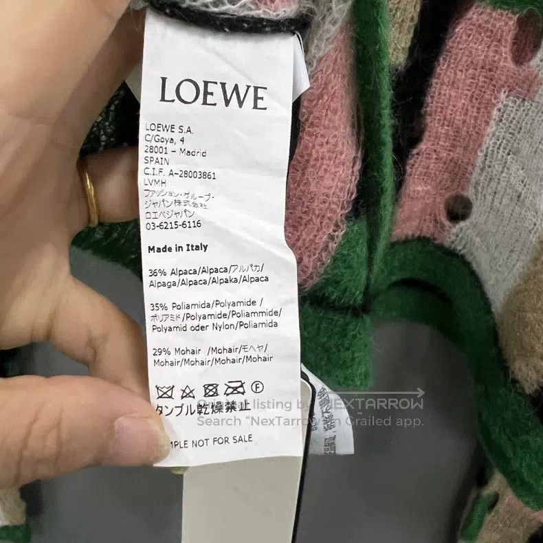Loewe Loewe Color-block geometric knitwear Size S / US 4 / IT 40 - 4 Thumbnail