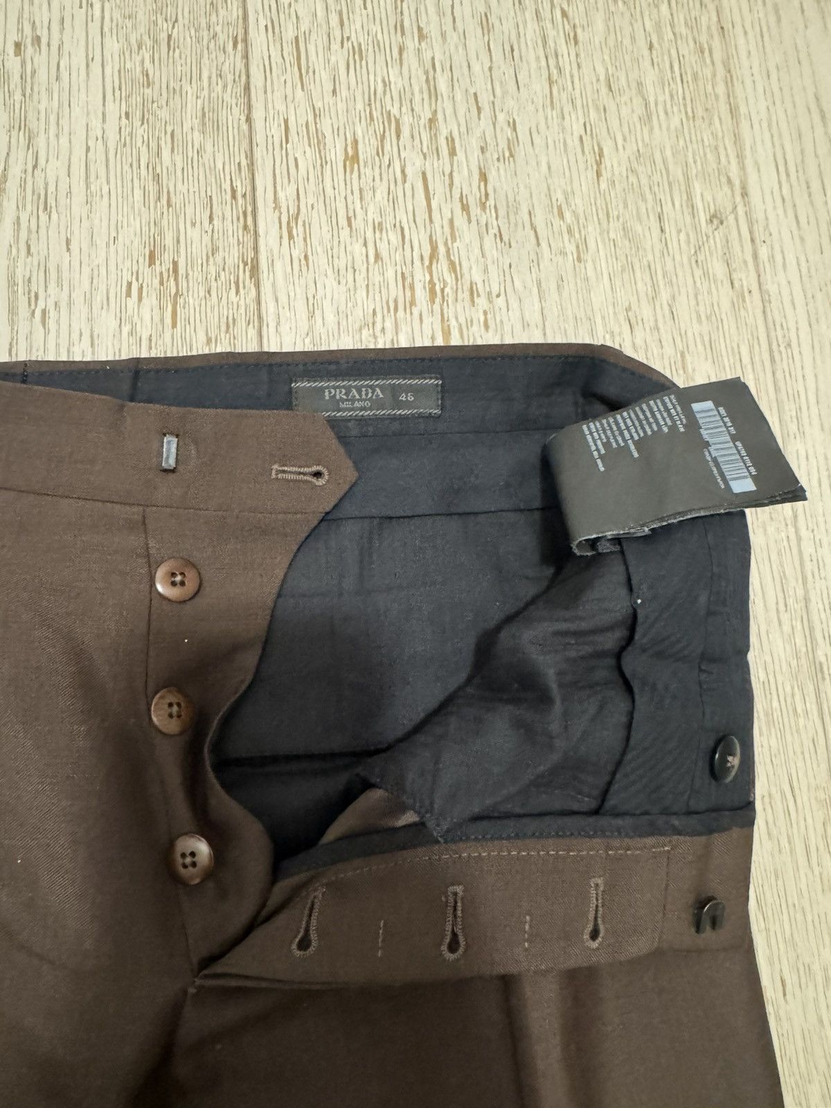 Prada Prada Classic pants - brown Size US 30 / EU 46 - 13 Thumbnail
