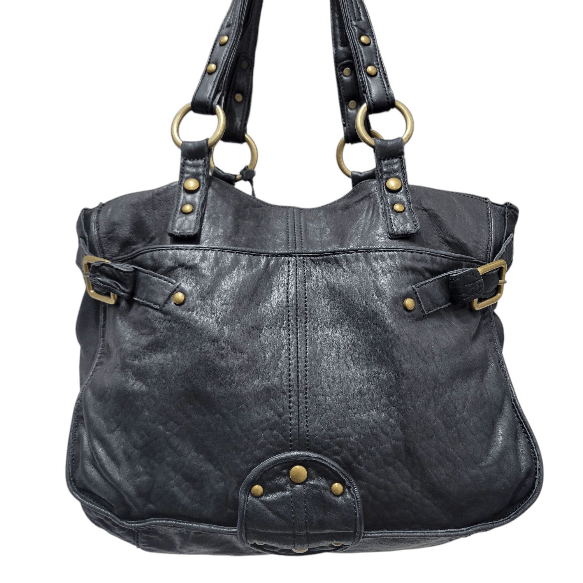 Kenneth Cole New York Genuine Leather Satchel Shoulder Bag