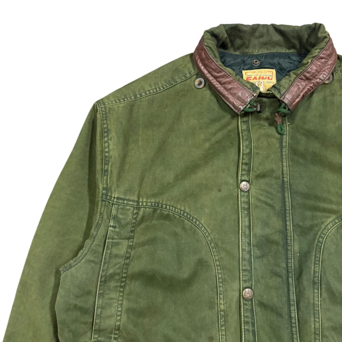 Vintage Vtg🔥80’s World Exigo Traveling Barn Cotton Padded Jacket Size US XL / EU 56 / 4 - 8 Thumbnail