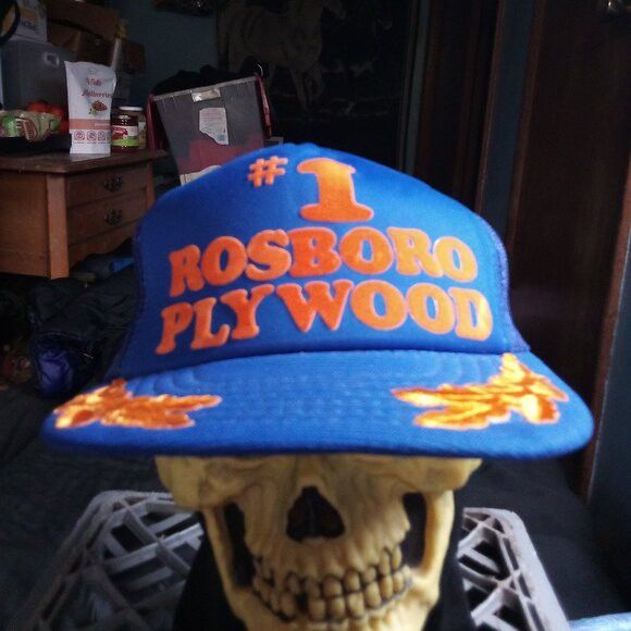Other DS Vintage Rosboro Plywood #1 Scrambled Eggs Trucker Hat Size ONE SIZE - 1 Thumbnail