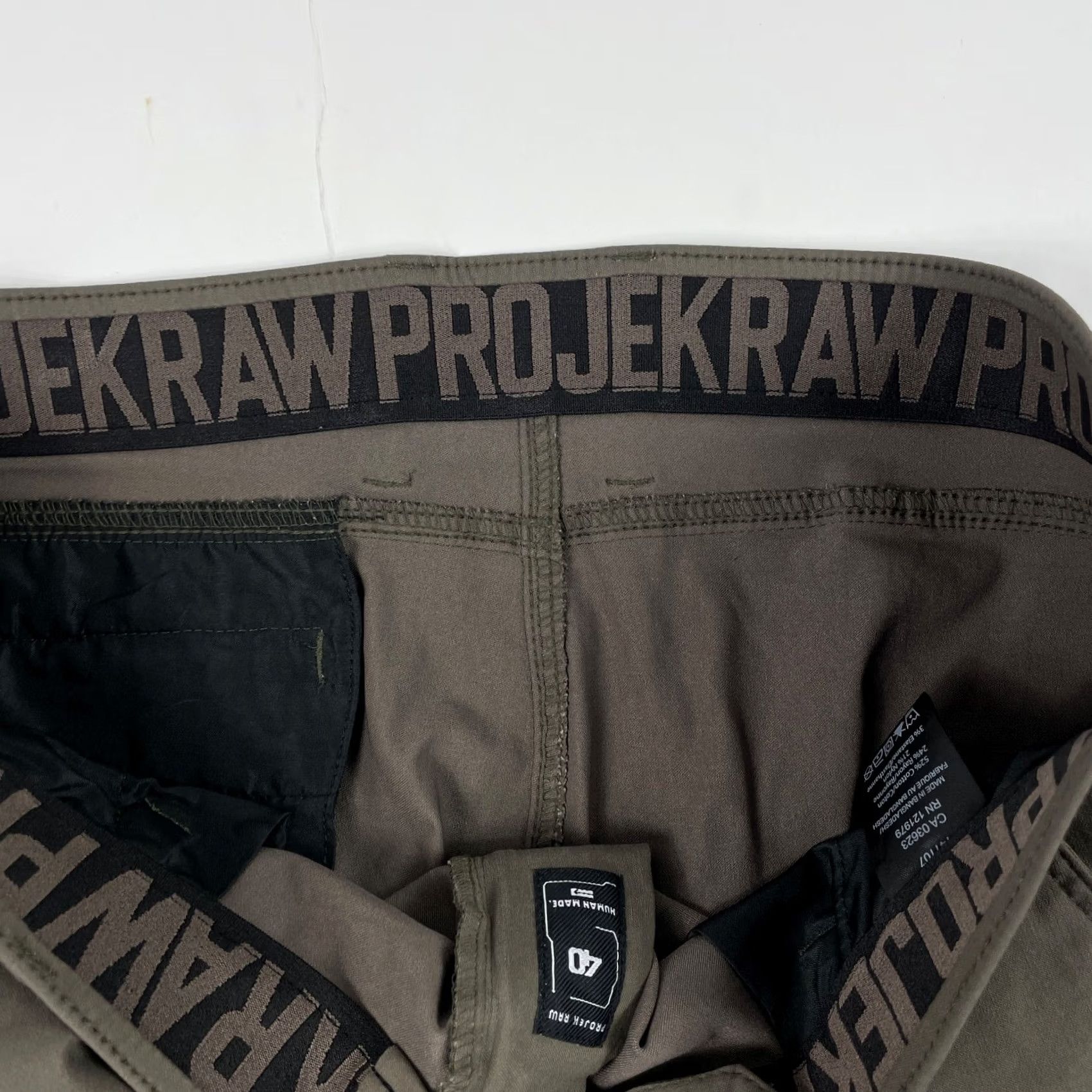 Vintage Projek Raw Pants Mens 40 x 29 Green Flex Chino Workwear Stretch Urban City Hiking Size US 40 / EU 56 - 7 Thumbnail
