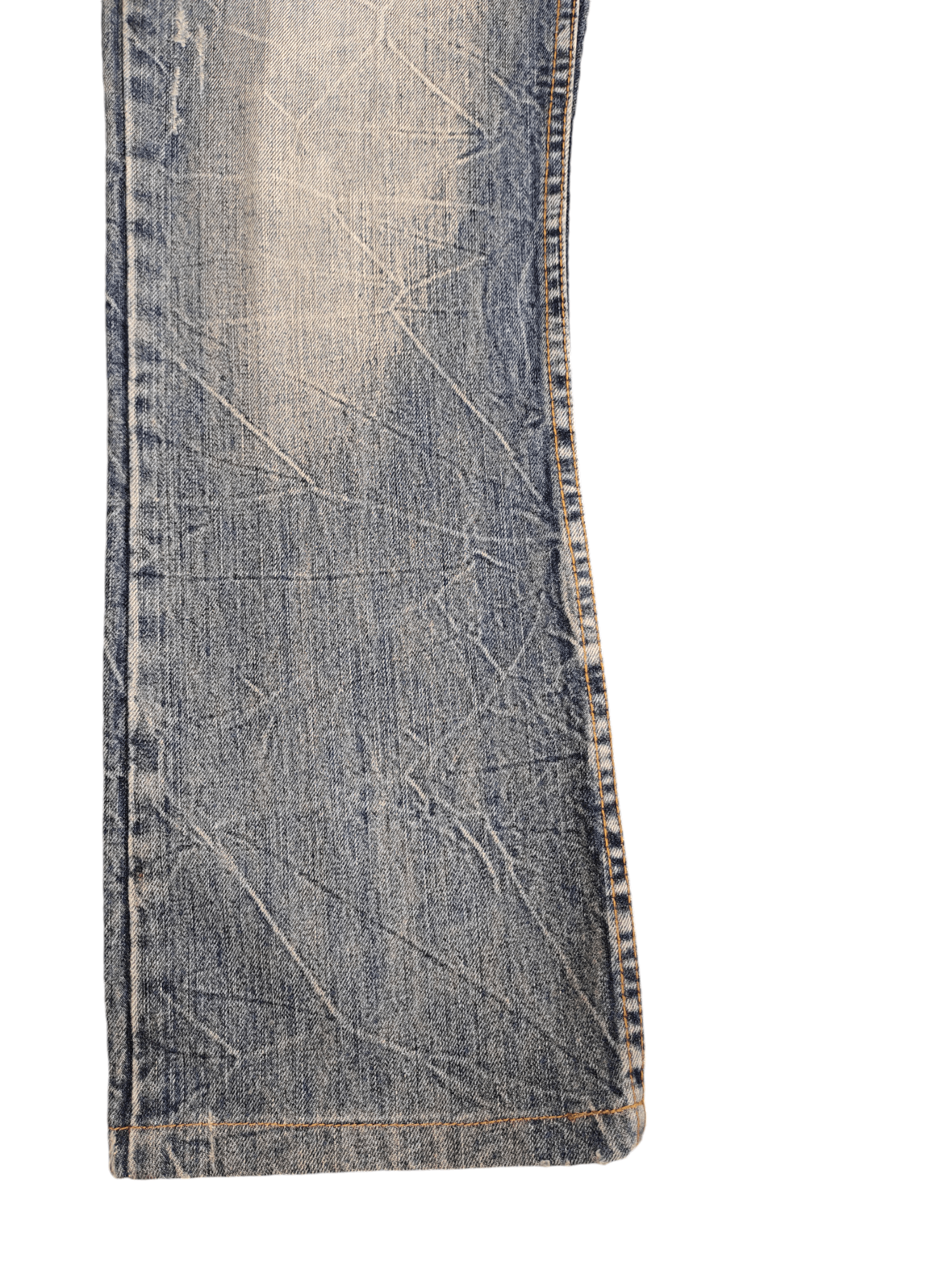 Hysteric Glamour Flare Jeans Legend Of Glamour Studded Distress Denim Bootcut Size US 30 / EU 46 - 10 Thumbnail