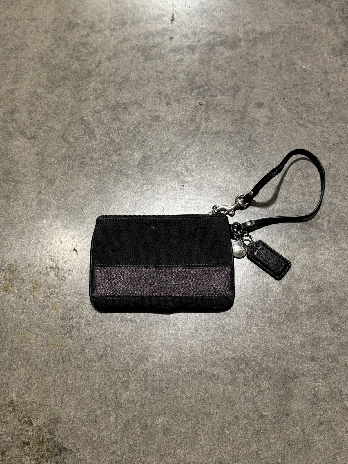 Coach Y2K Vintage Black Coach Mini Wristlet Purse Wallet Size ONE SIZE - 1 Thumbnail