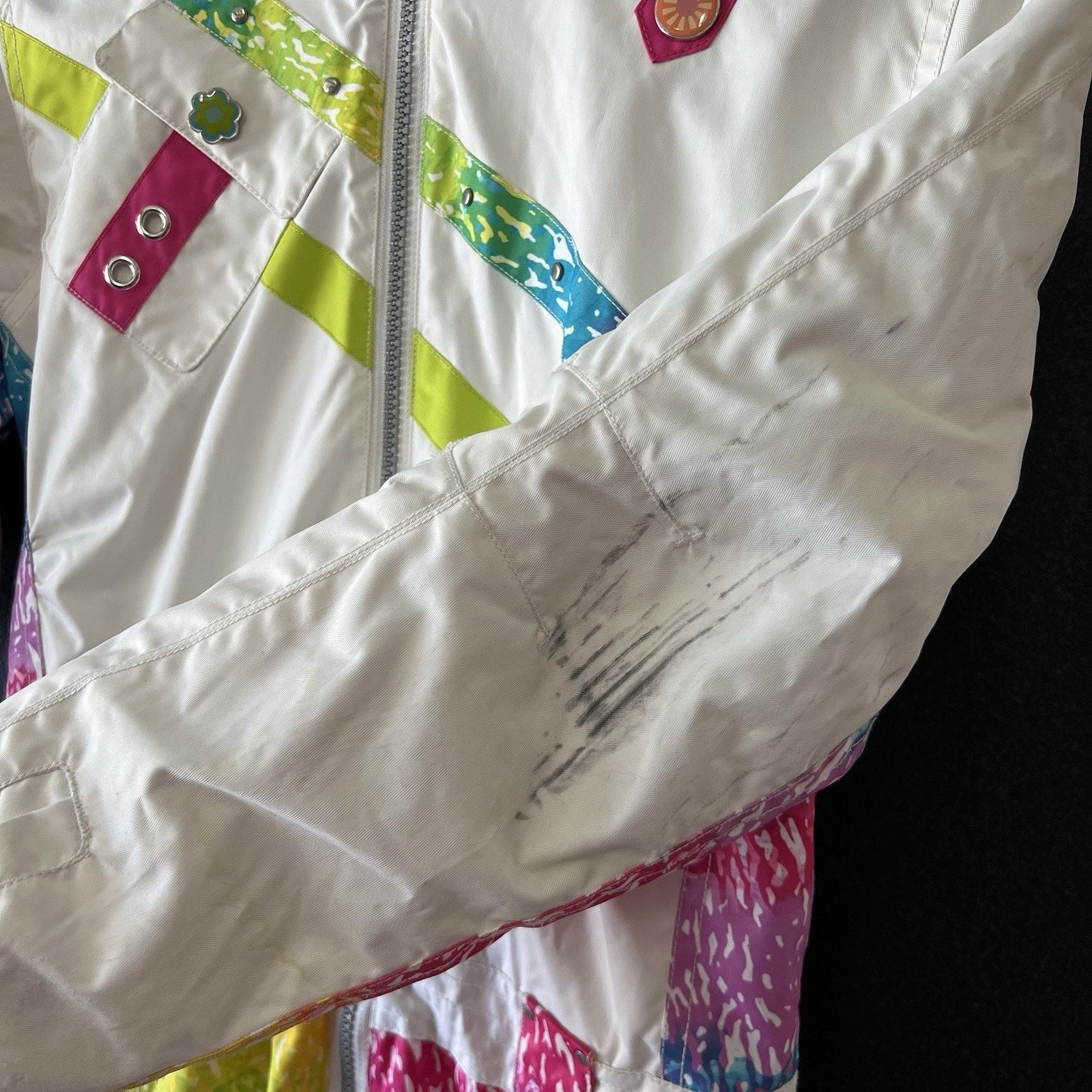 Obermeyer OBERMEYER Quinn Ski Snowsuit One Piece Girls (7) Size M / US 6-8 / IT 42-44 - 8 Thumbnail