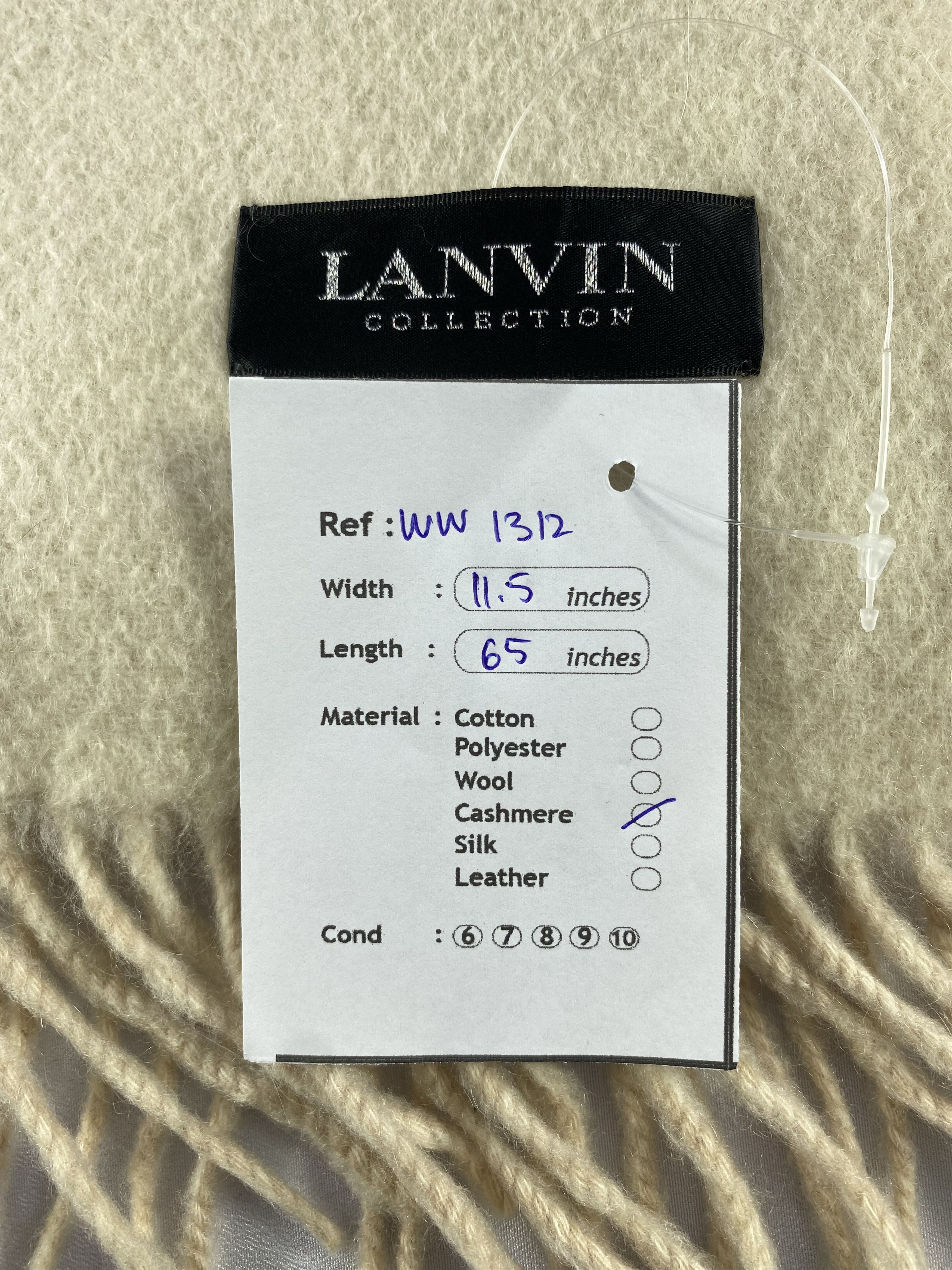 Lanvin × Vintage Lanvin Scarf / Muffler / Neckwear Size ONE SIZE - 5 Thumbnail
