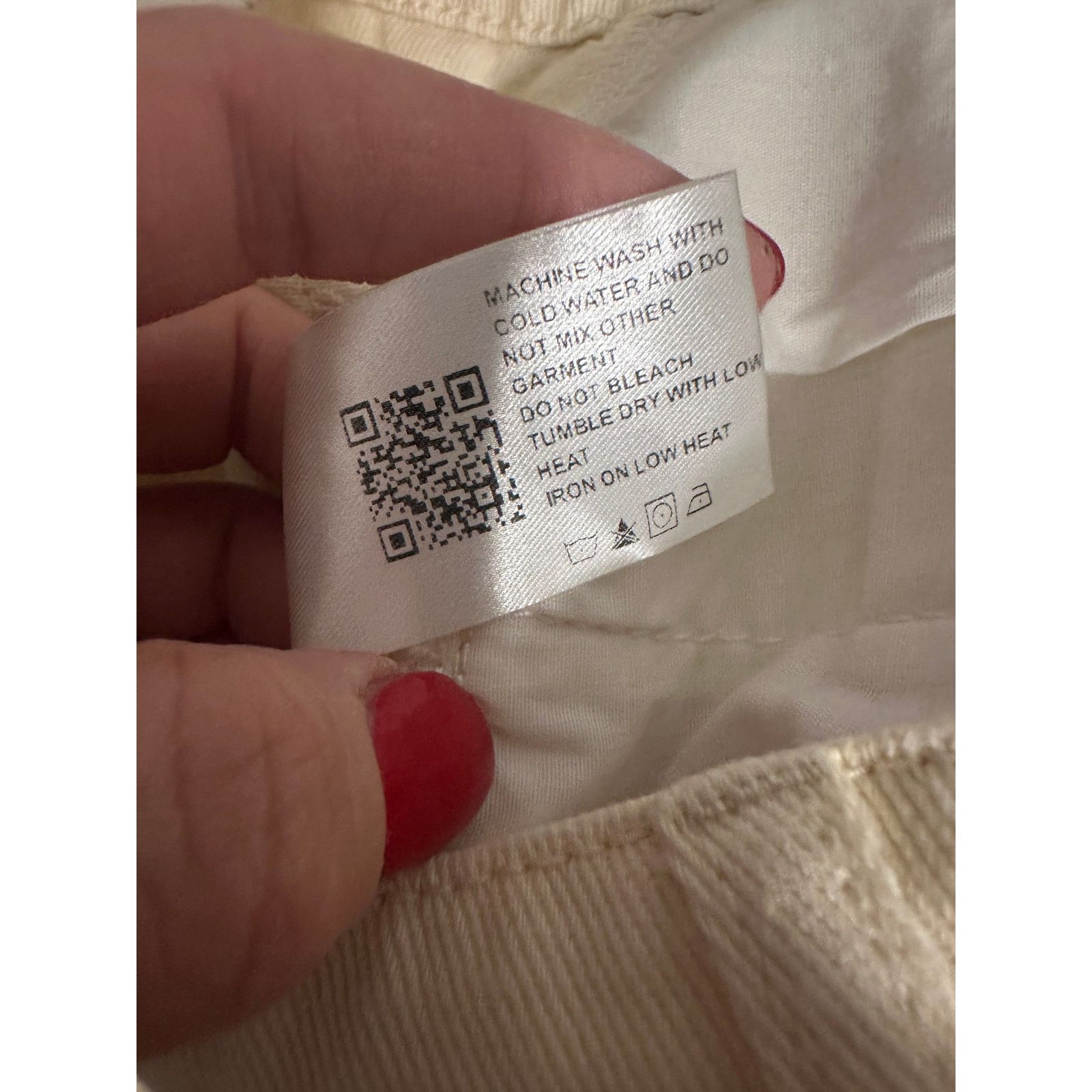 Cider Cider Women’s Small White Denim High Waist Wide Leg Jeans Size 28" / US 6 / IT 42 - 8 Thumbnail
