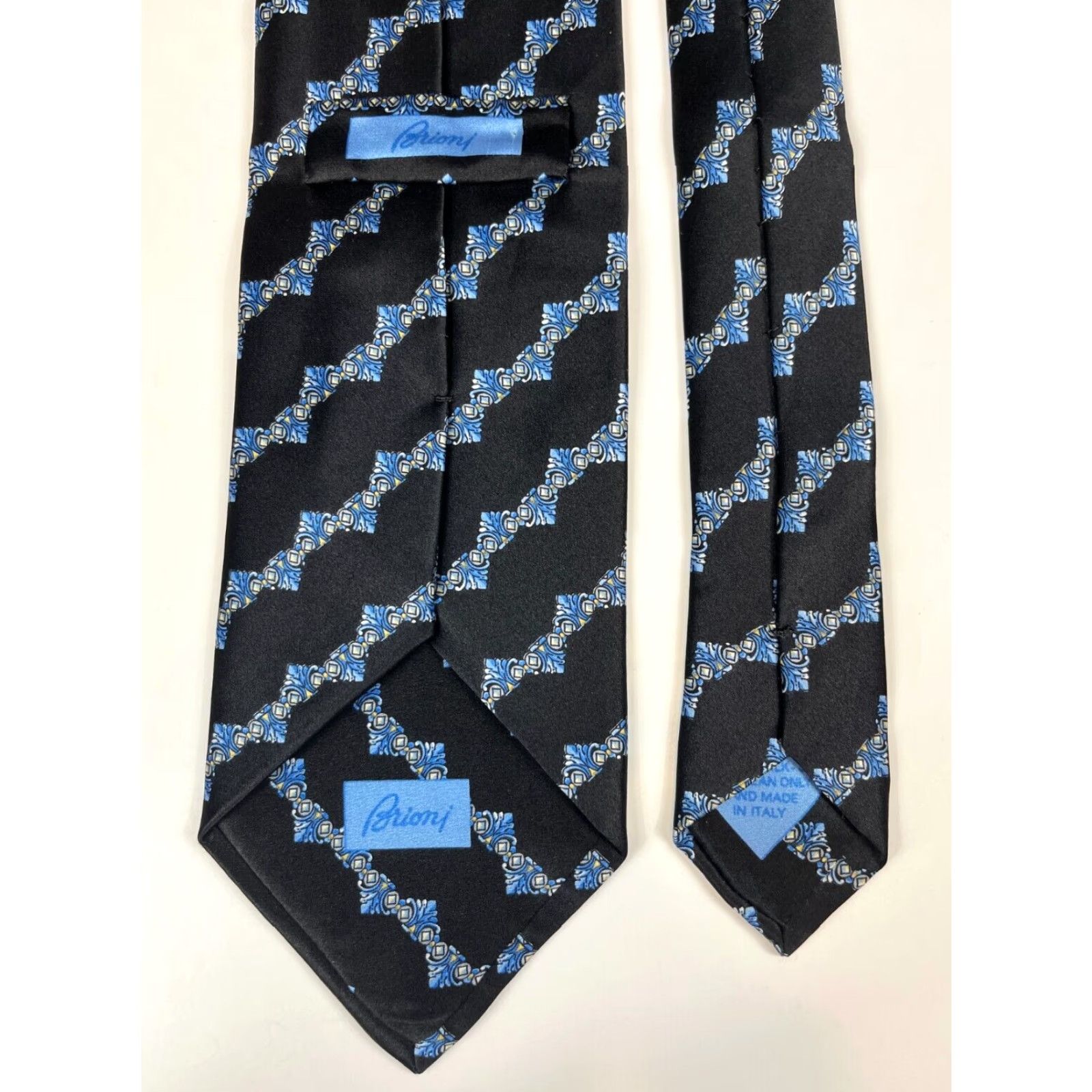 Brioni Brioni Men's Luxury Silk Tie Filigree Handmade in Italy Size ONE SIZE - 7 Thumbnail