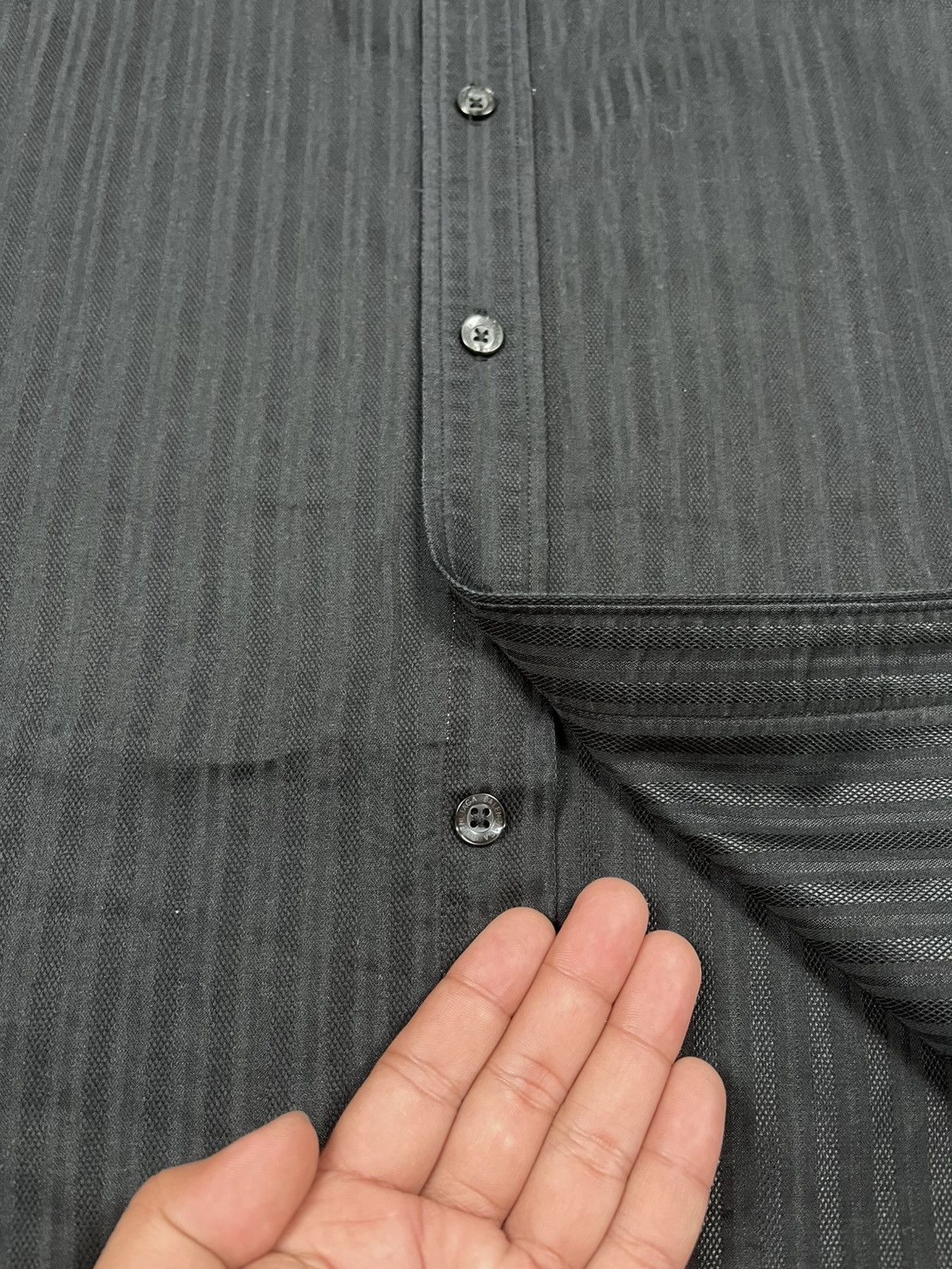 Balenciaga Balenciaga BB Logo Pocket Button Up Shirt Size US L / EU 52-54 / 3 - 5 Thumbnail