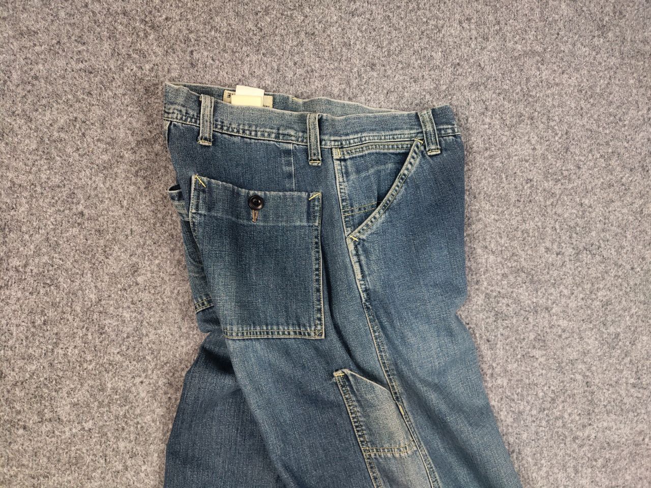 Japanese Brand Vintage Bartack System-u Japanese Denim Faded Jeans Scovill Size US 30 / EU 46 - 13 Thumbnail