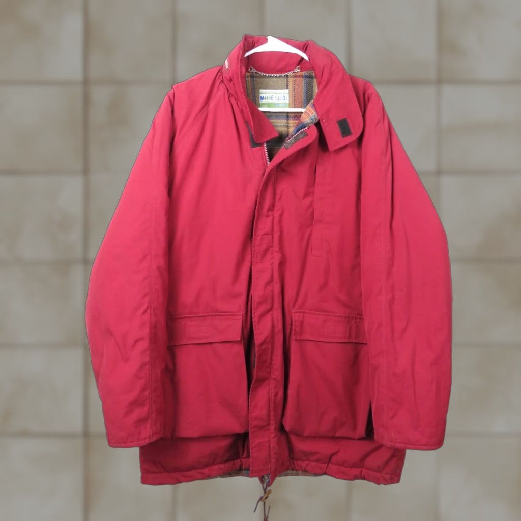 Vintage VINTAGE Maine Guide Congress Red Thinsulate 3M Winter Coat Parka 44 Jacket USA Hood Size US S / EU 44-46 / 1 - 1 Thumbnail