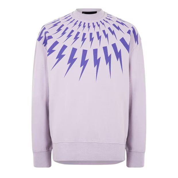 image of Neil Barrett O1G2R1Mq0424 Sweatshirts In Lilac, Men's (Size XL)