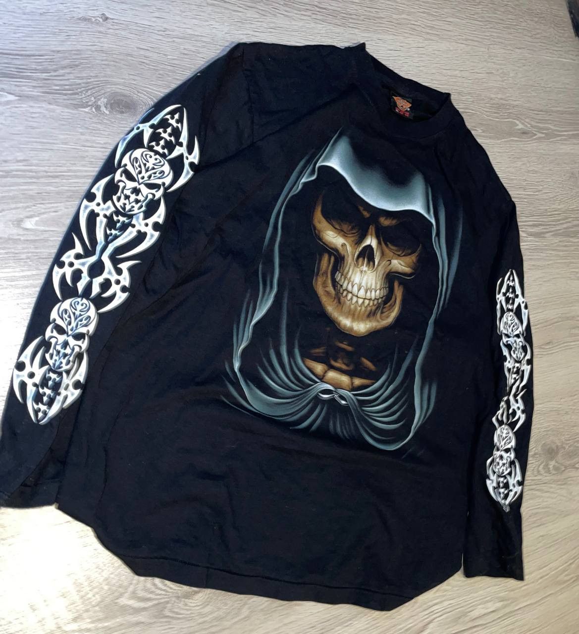 Affliction × Vintage Spiral trible long sleeve sk8 y2k 2000s skate rap sematary Size US XL / EU 56 / 4 - 2 Thumbnail