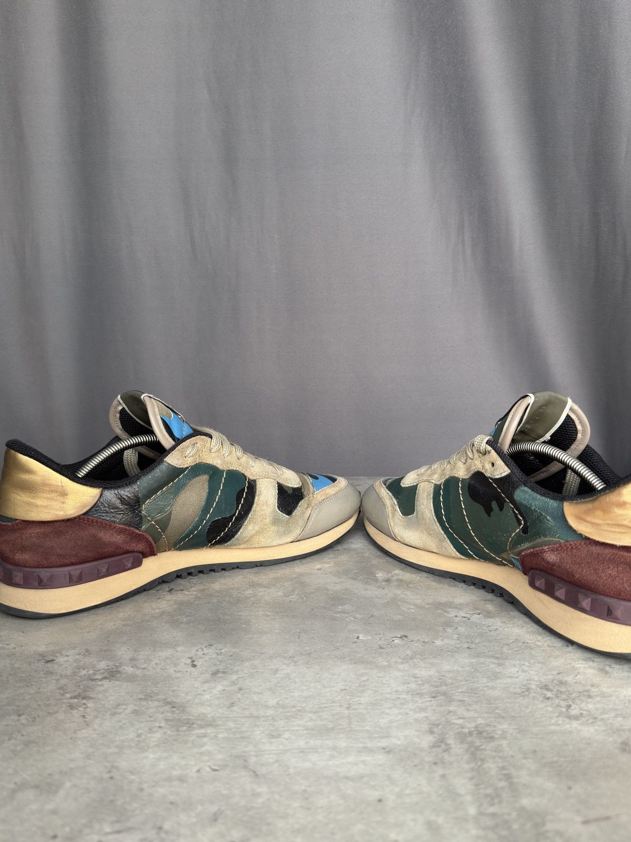 Valentino Valentino Garavani Camouflage Rockrunner Sneakers men’s us8 Size US 8 / EU 41 - 3 Thumbnail