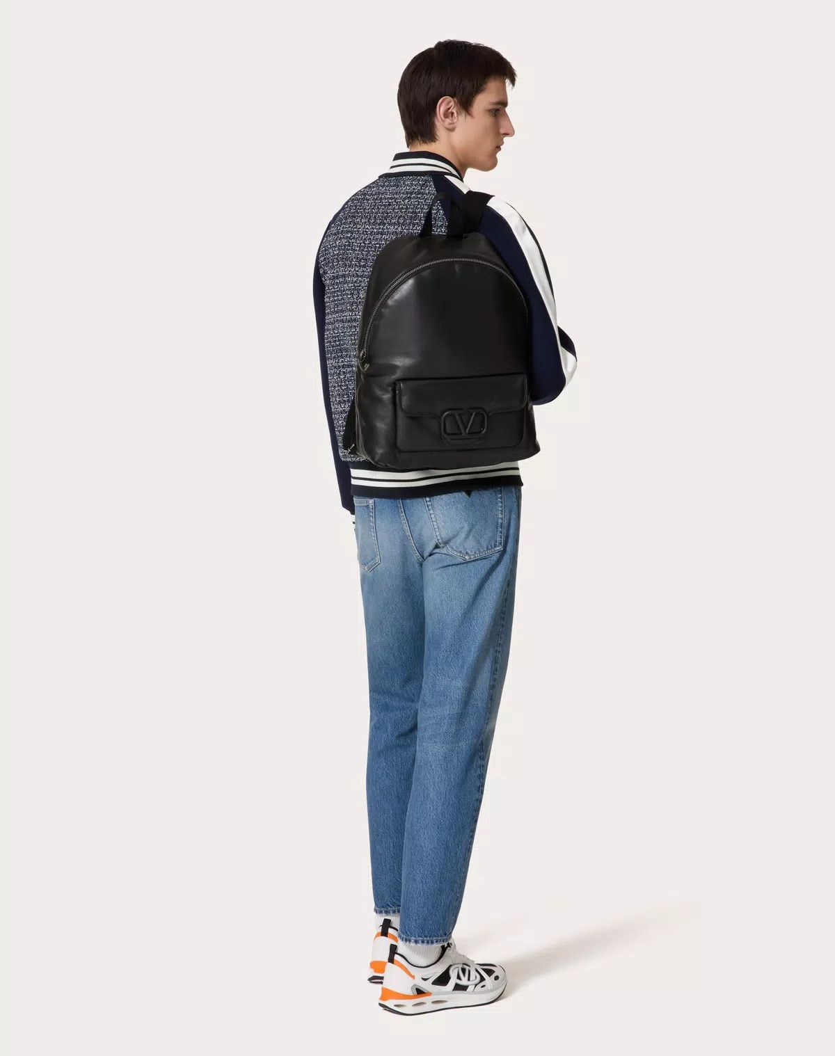 Valentino oc11z0725 Size: OS/ Nappa Leather Backpack in Black Size ONE SIZE - 8 Thumbnail