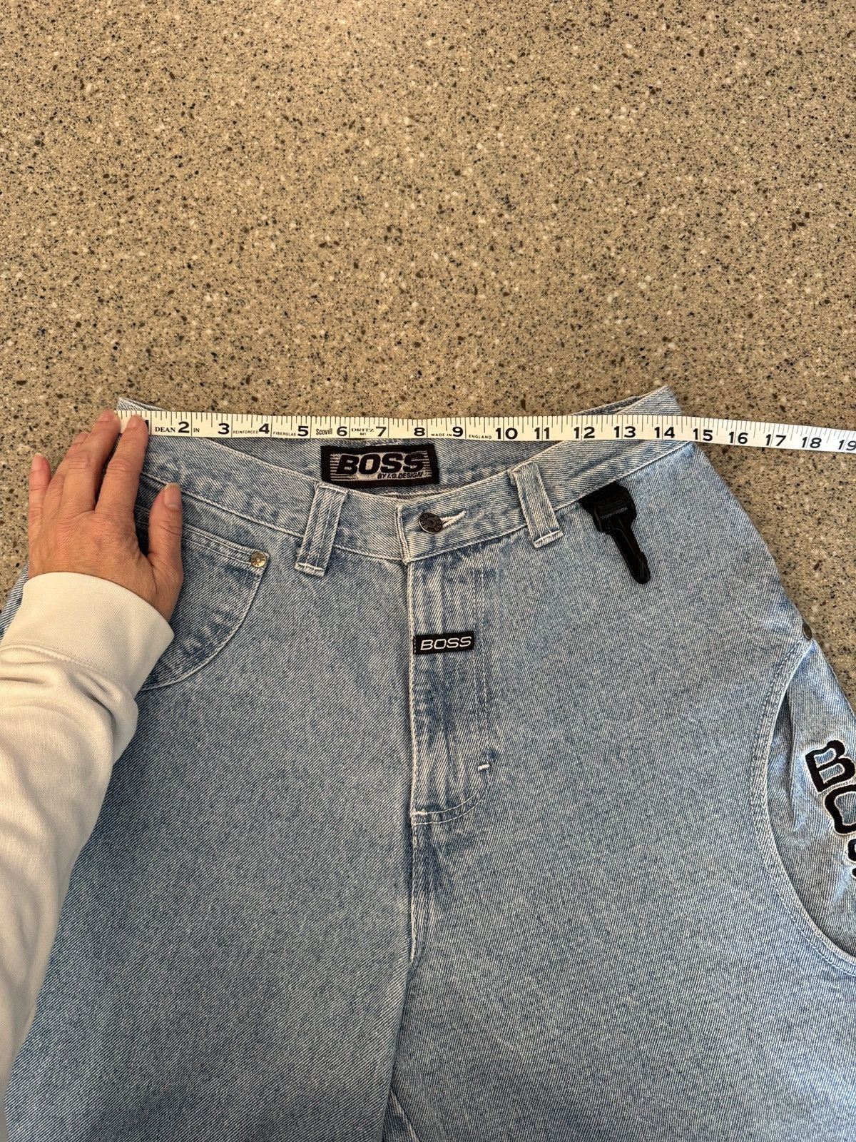 Other BOSS By I.G. Design Y2K Skater Hip-Hop Denim Jeans Size US 32 / EU 48 - 4 Thumbnail