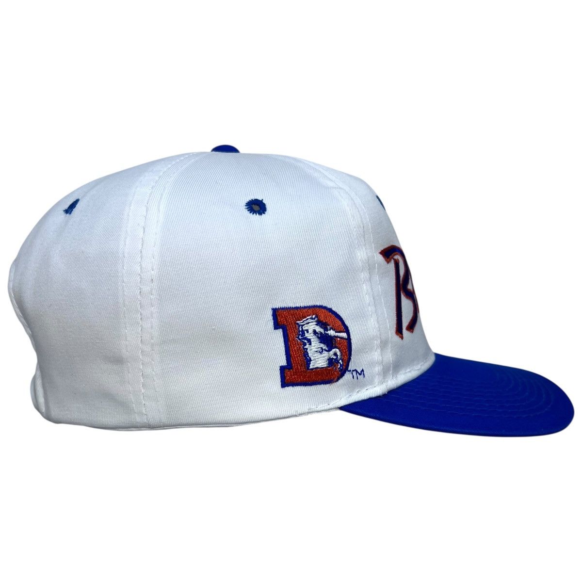 Sports Specialties 1990s NFL Denver Broncos Twill Script Sports Specialties Hat Size ONE SIZE - 2 Thumbnail