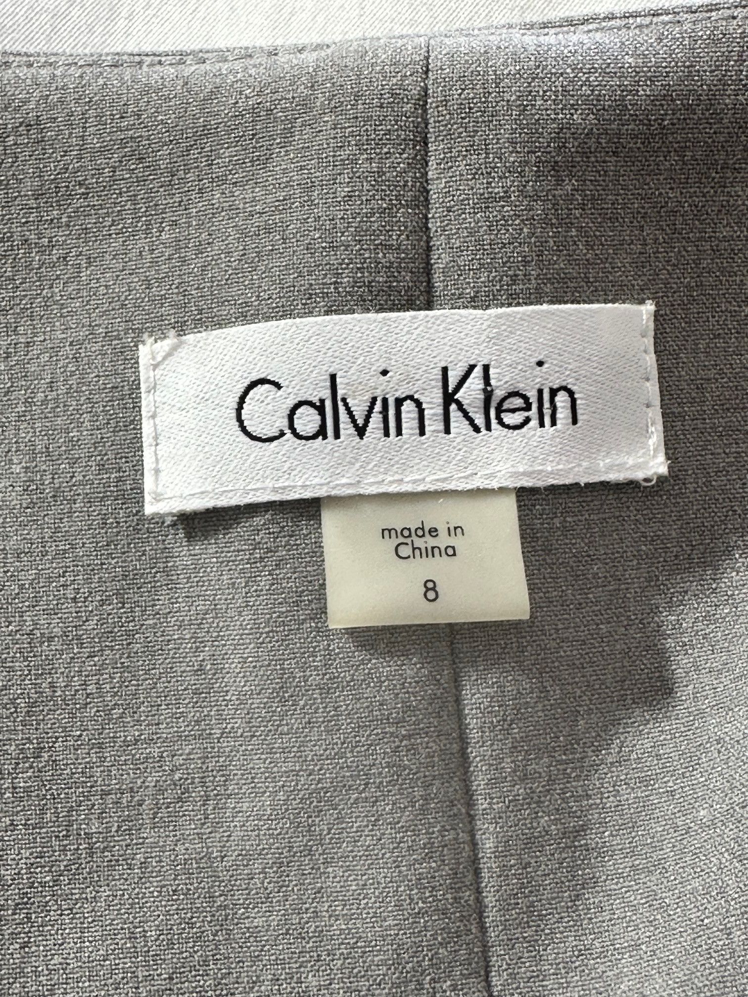 Calvin Klein Gray Wrap Coat Dress Size 8 Size M / US 6-8 / IT 42-44 - 6 Thumbnail