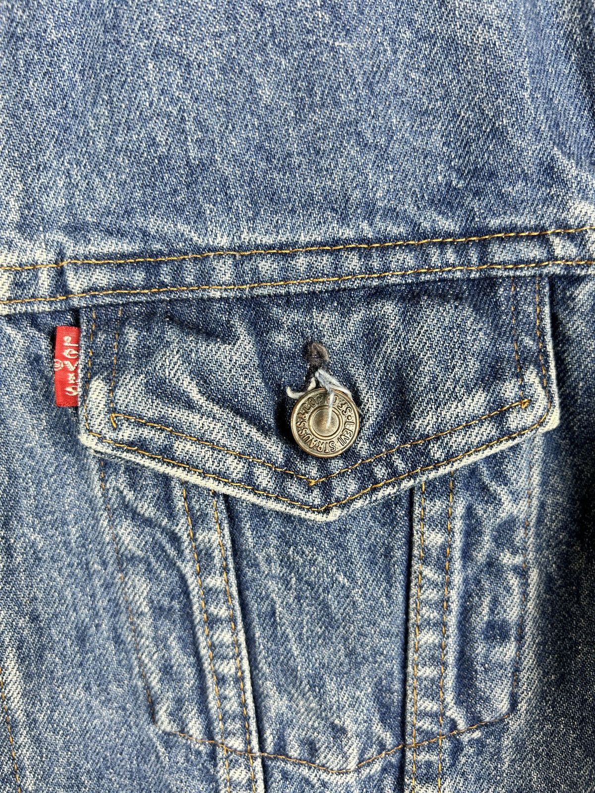 Levi's 80s Levis Type 3 70506-5216 GB Jeans Denim Jacket Size 42(L) Size US L / EU 52-54 / 3 - 3 Thumbnail