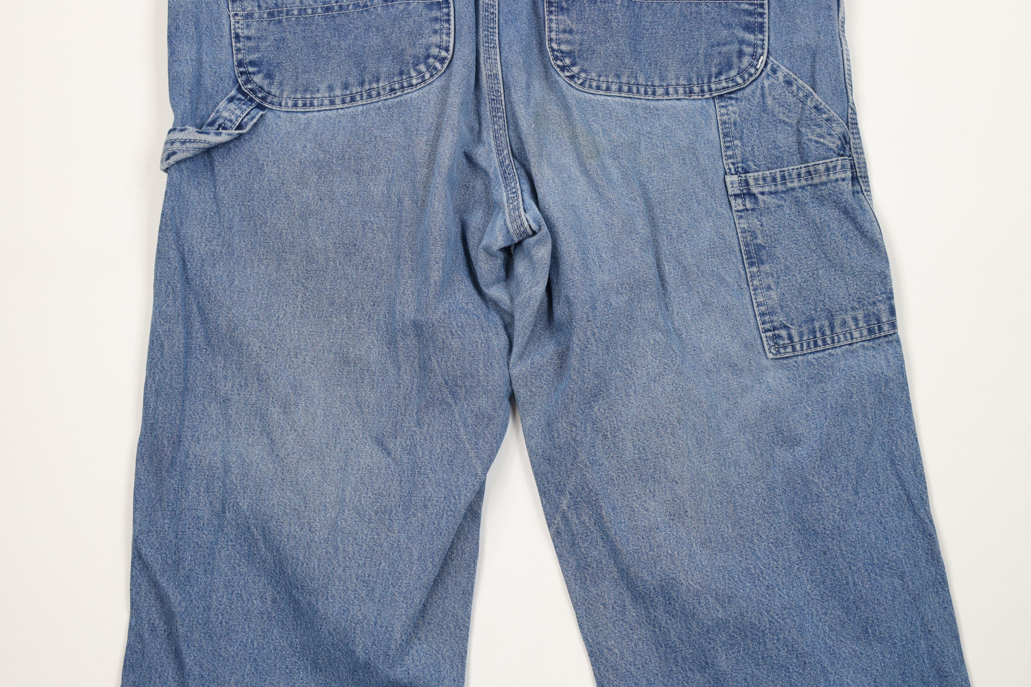 Carhartt Vintage Y2K 2000 Carhartt Wide Leg Dungaree Denim Jeans Size US 36 / EU 52 - 13 Thumbnail