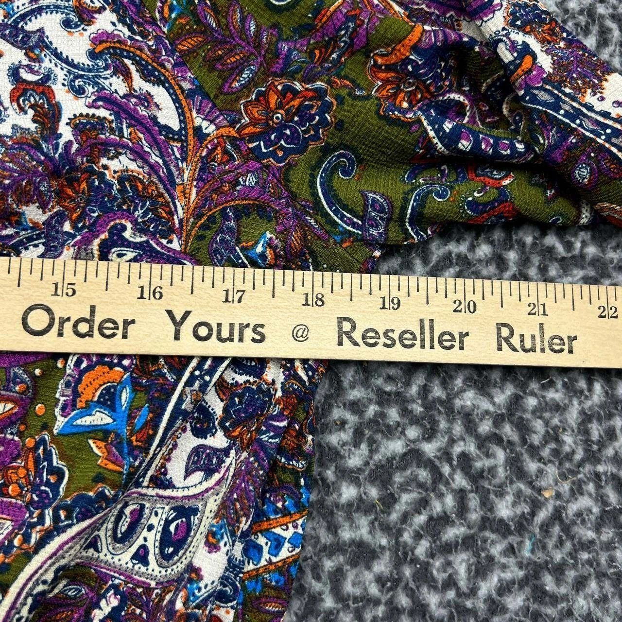 Other Melloday Blouse Women Paisley Long Sleeve Elastic Waist M Size M / US 6-8 / IT 42-44 - 4 Thumbnail