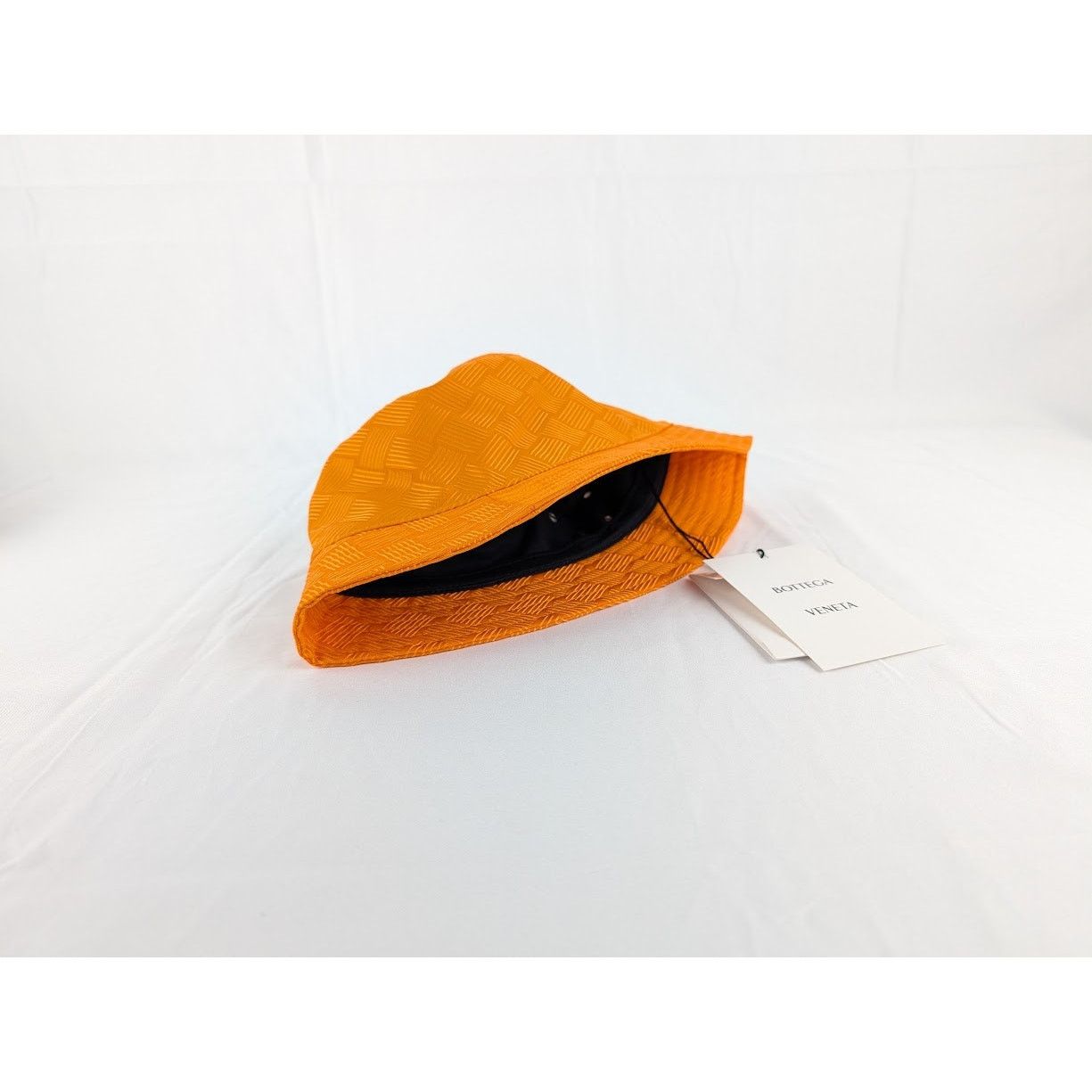 Bottega Veneta o1rshd1 Size: S / Hat Intreccio Jacquard Nylon in Orange Size ONE SIZE - 5 Thumbnail