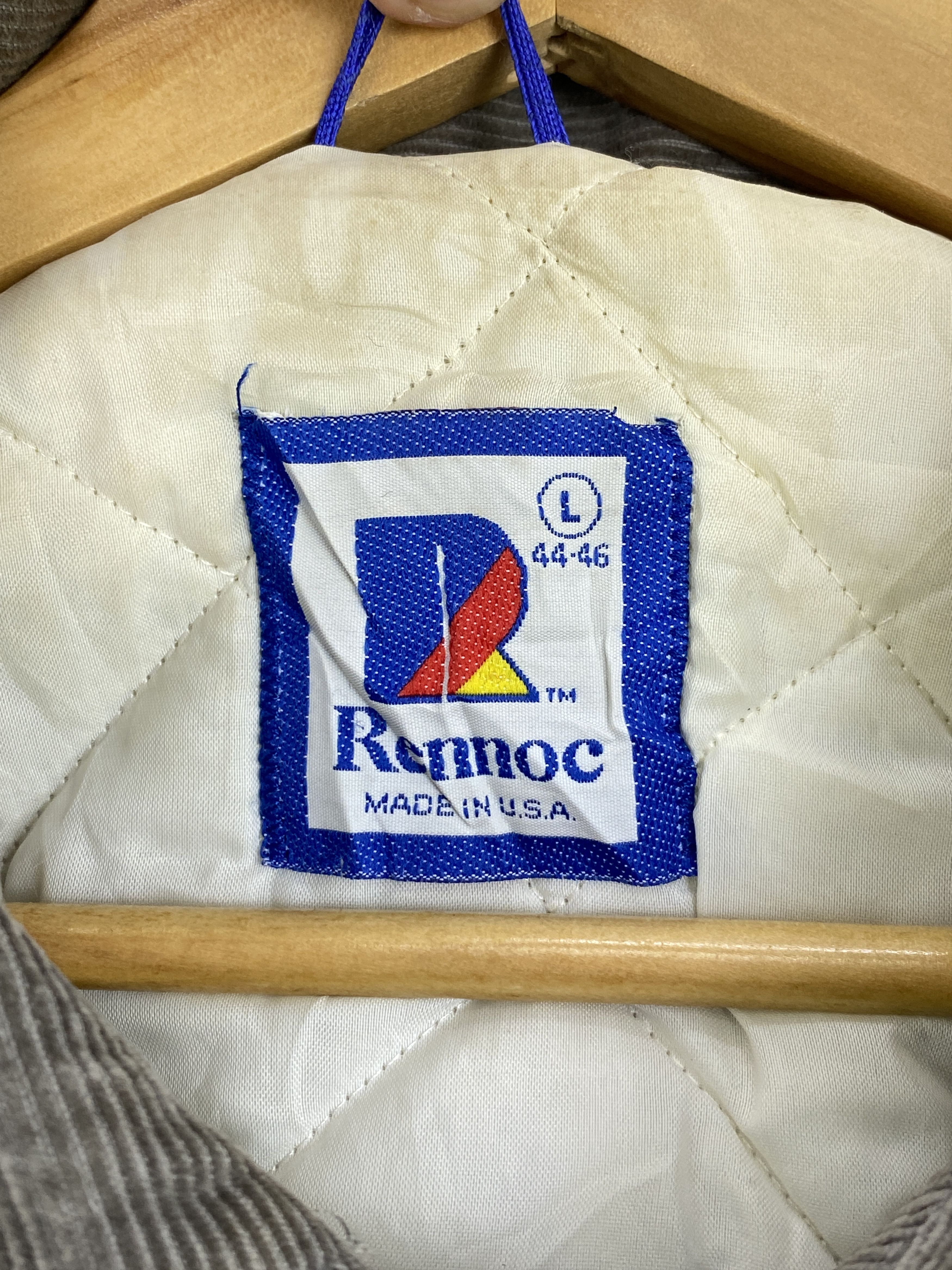 Rennoc Vintage 90s Rennoc Made In Usa Corduroy Bomber Jacket J1727 Size US L / EU 52-54 / 3 - 6 Thumbnail