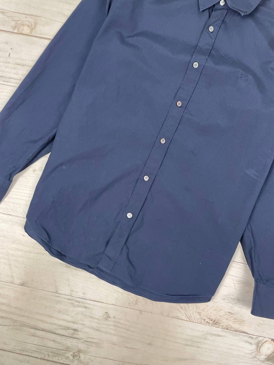 Burberry Vintage Burberry London Shirt Long Sleeve Blue Size US XL / EU 56 / 4 - 3 Thumbnail