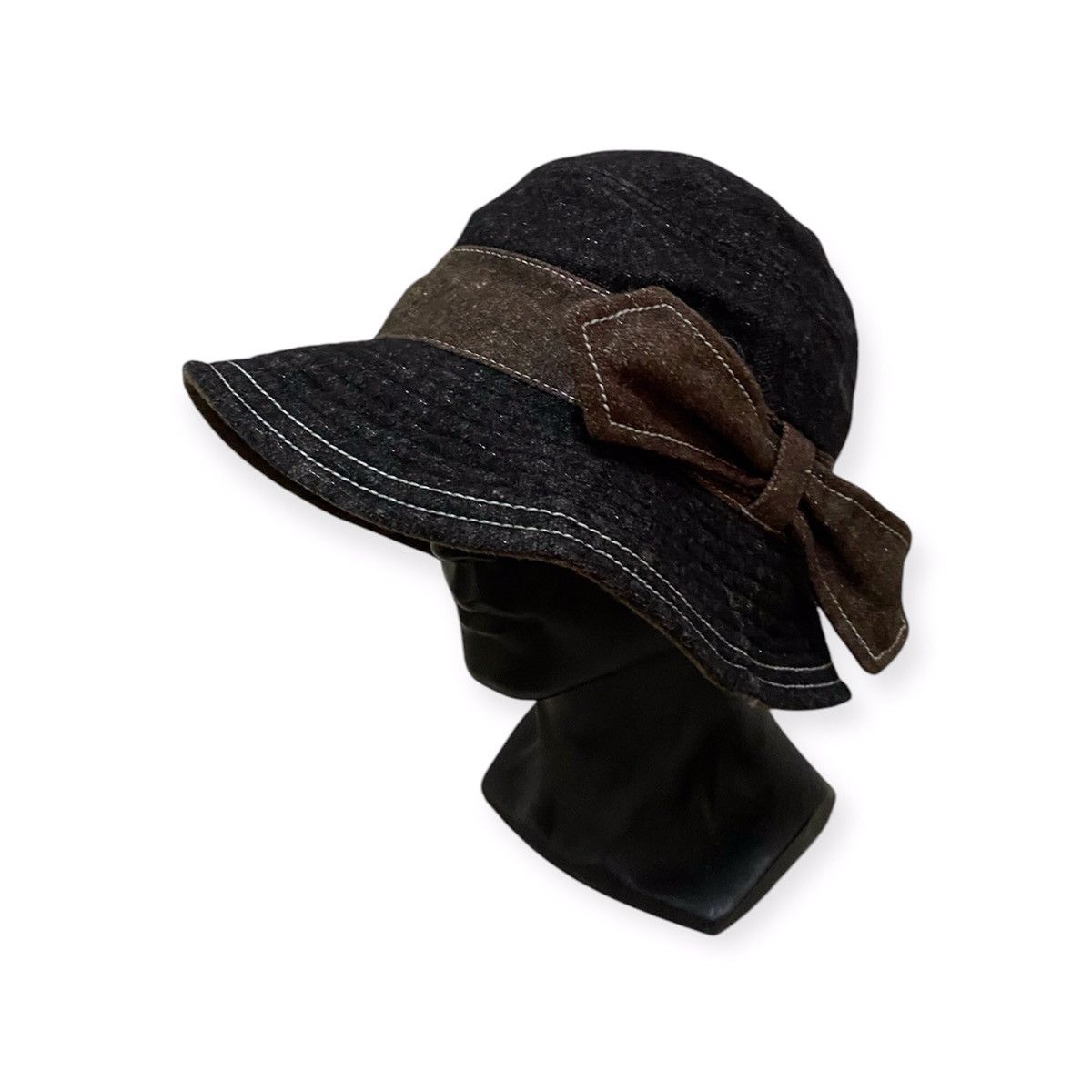 Japanese Brand × Vintage Japanese Brand Plain Bucket Hat Size ONE SIZE - 1 Thumbnail