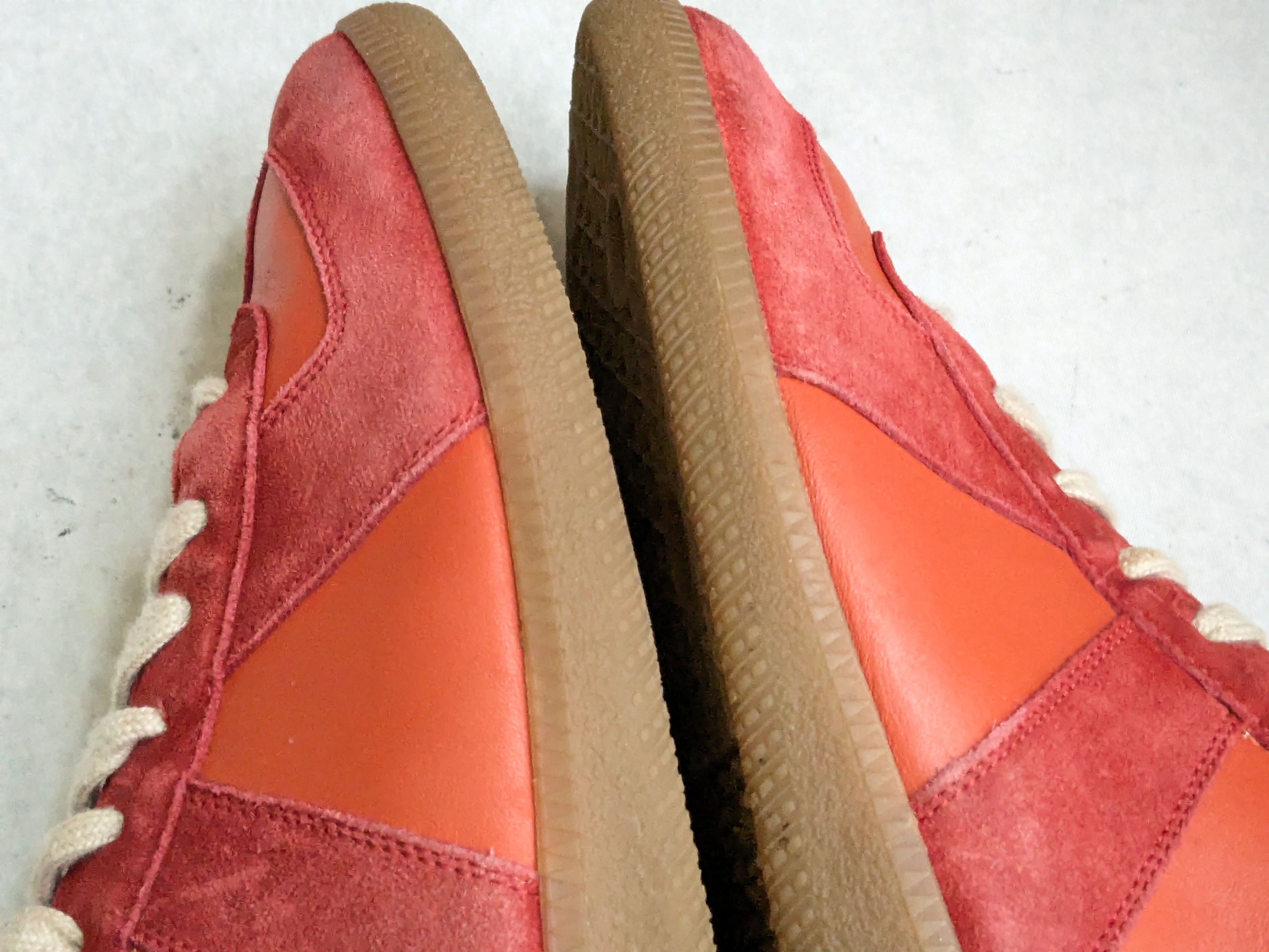 Maison Margiela Maison Margiela Replica GAT Red Orange 11 44 High Tops Size US 11 / EU 44 - 12 Thumbnail