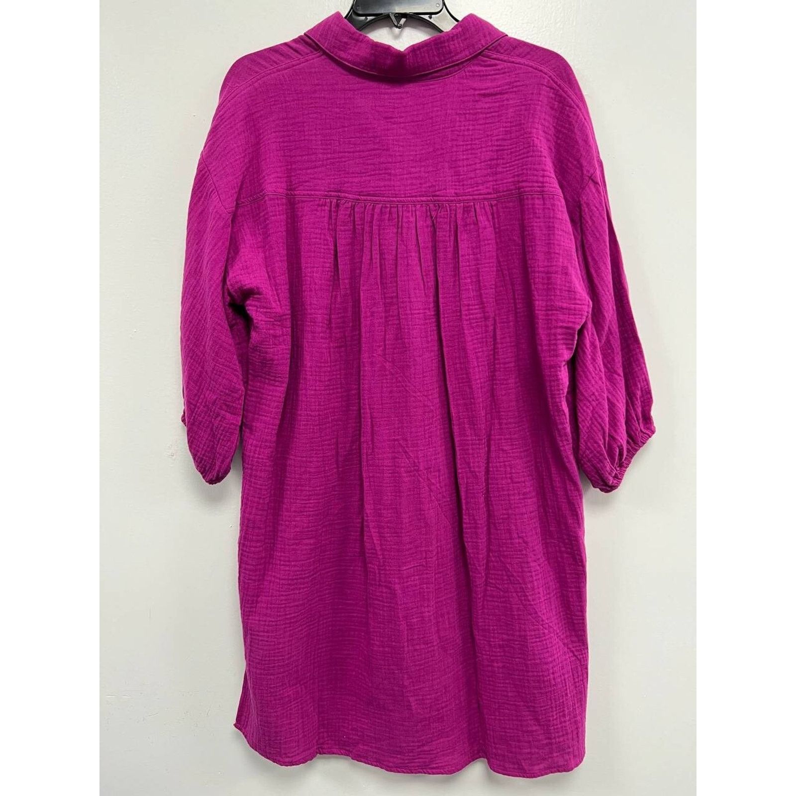 Young Fabulous & Broke Young Fabulous & Broke Fuchsia Gauze Cotton Size XS A000020 Size XS / US 0-2 / IT 36-38 - 2 Thumbnail
