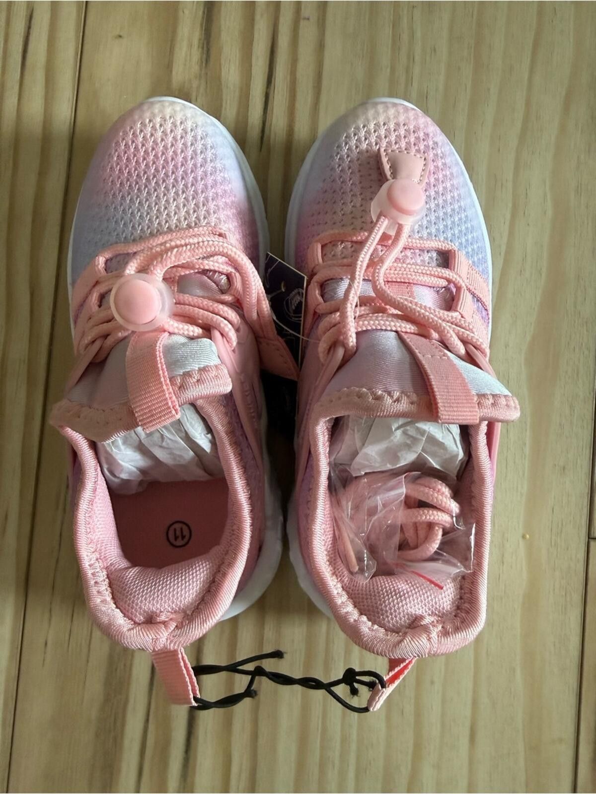 Other Children's Pink Gradient Slip-On Athletic Sneakers Size US 11 / EU 44 - 4 Thumbnail