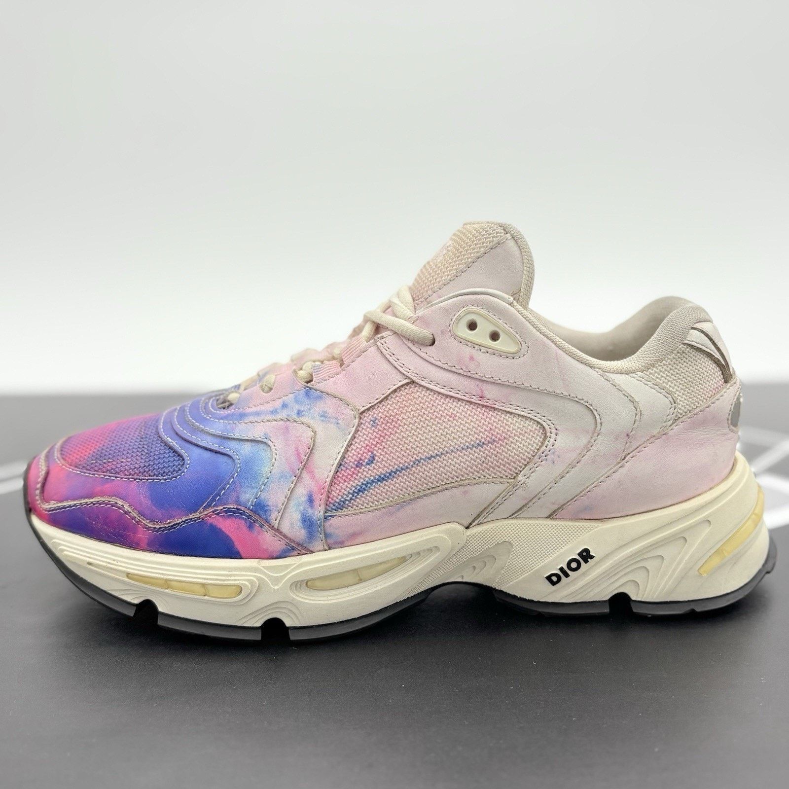 Dior Size 40 (7 US) - Christian Dior CD1 ' Tie Dye Pink Blue ' Size US 7 / EU 40 - 8 Thumbnail