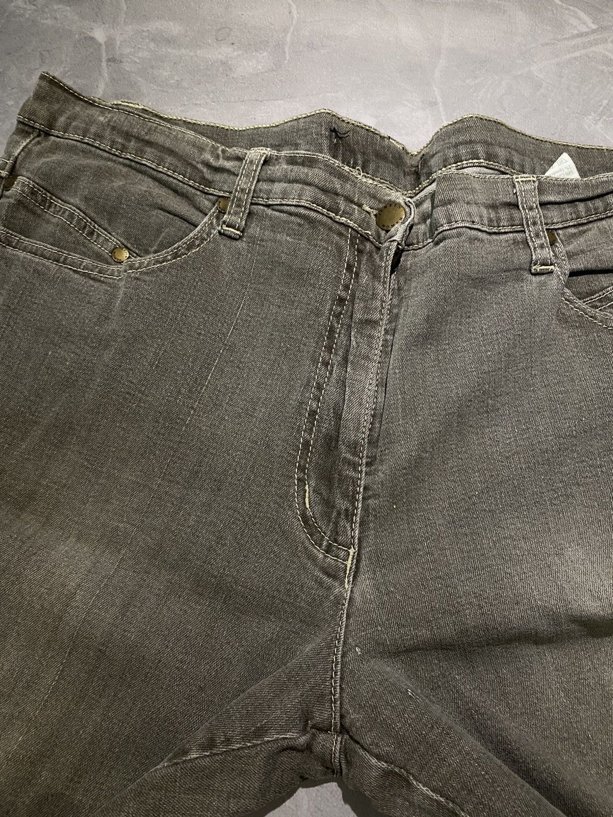 Vintage RARE Archive Baggy Jeans Rick Owens style - Y2K Drip Crowned Size US 38 / EU 54 - 4 Thumbnail