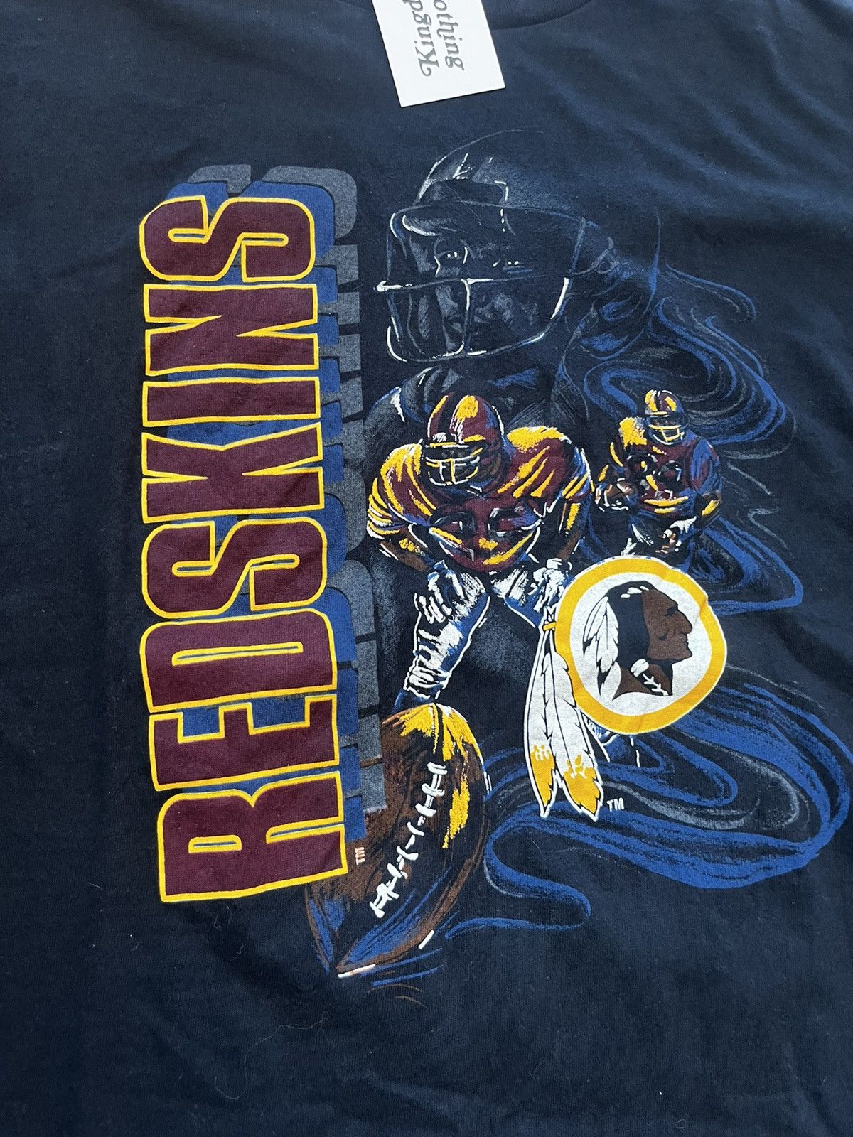 NFL Heavyweight Vtg Washington Redskins T-Shirt Size US XL / EU 56 / 4 - 2 Thumbnail