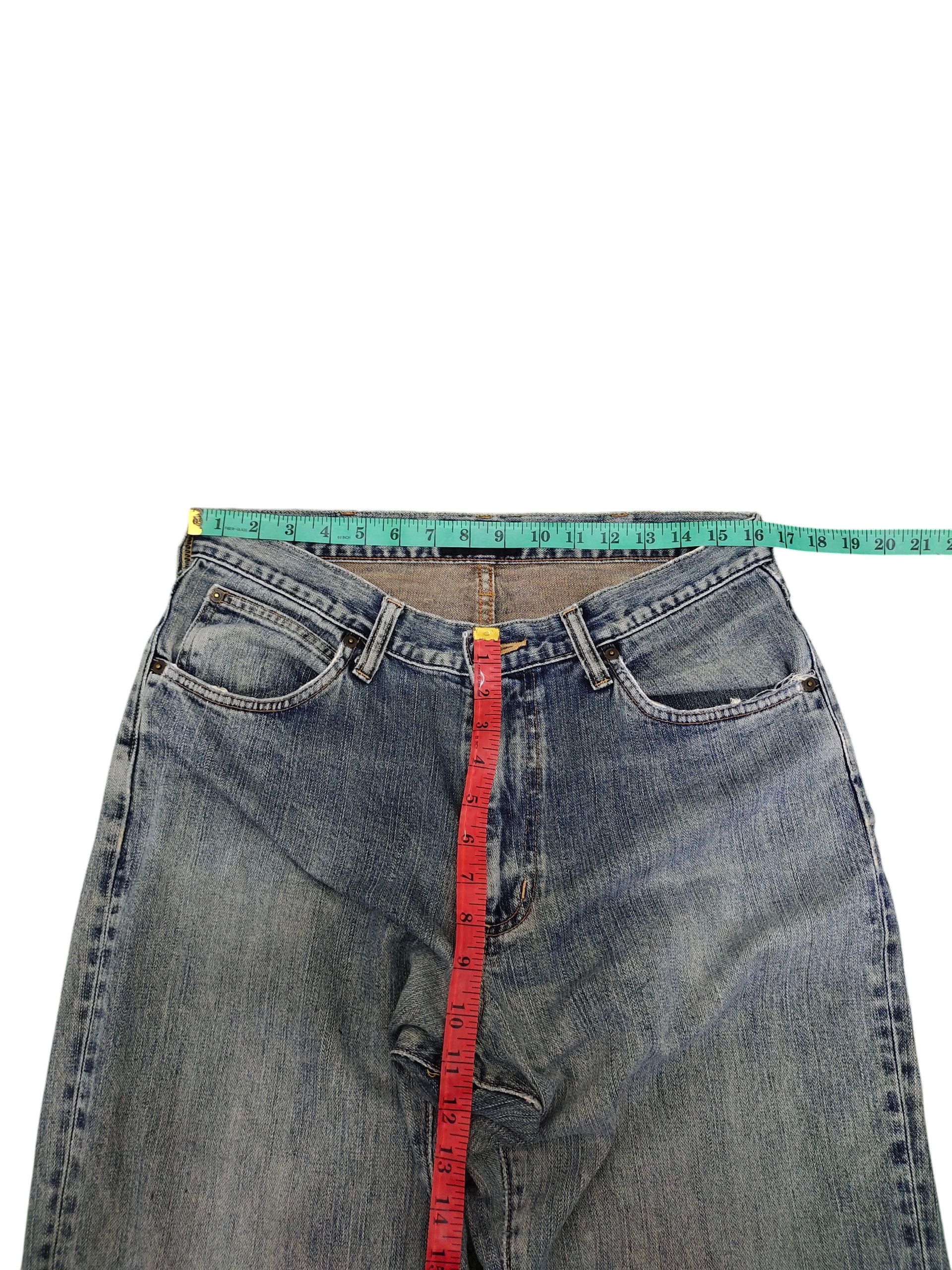 Undercover Vintage 90s Wrangler Regular Distress Sand Wash Denim Jeans Size US 33 - 14 Thumbnail