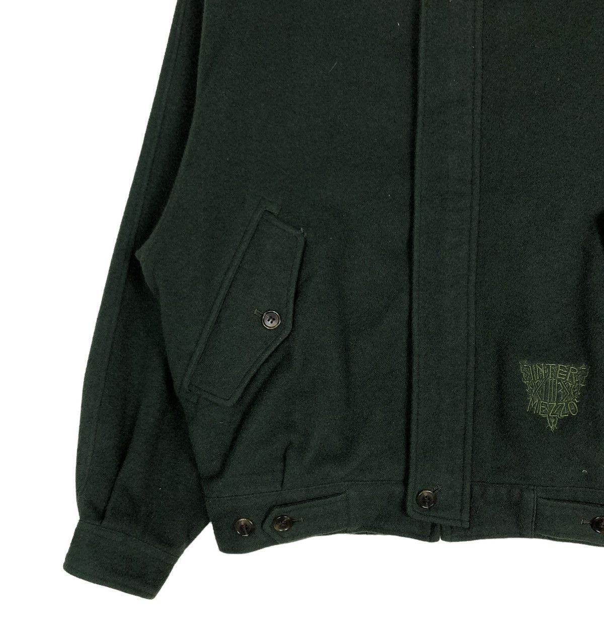 Vintage 🔥VINTAGE WOOL BOMBER JACKET INTERMEZZO JAPAN MADE Size US L / EU 52-54 / 3 - 4 Thumbnail