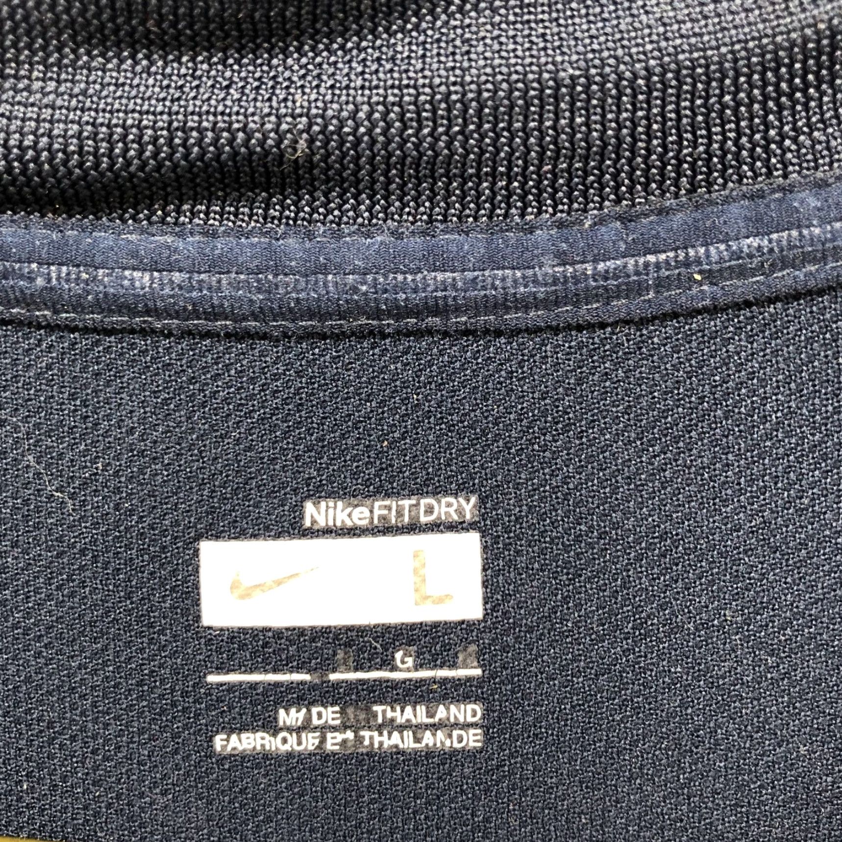 Nike Nike Polo Shirt Mens L Navy Blue Golf Active Swoosh Logo Fit Dry Short Sleeve Collared Lightweight Moisture Wicking Polyester Size US L / EU 52-54 / 3 - 5 Thumbnail