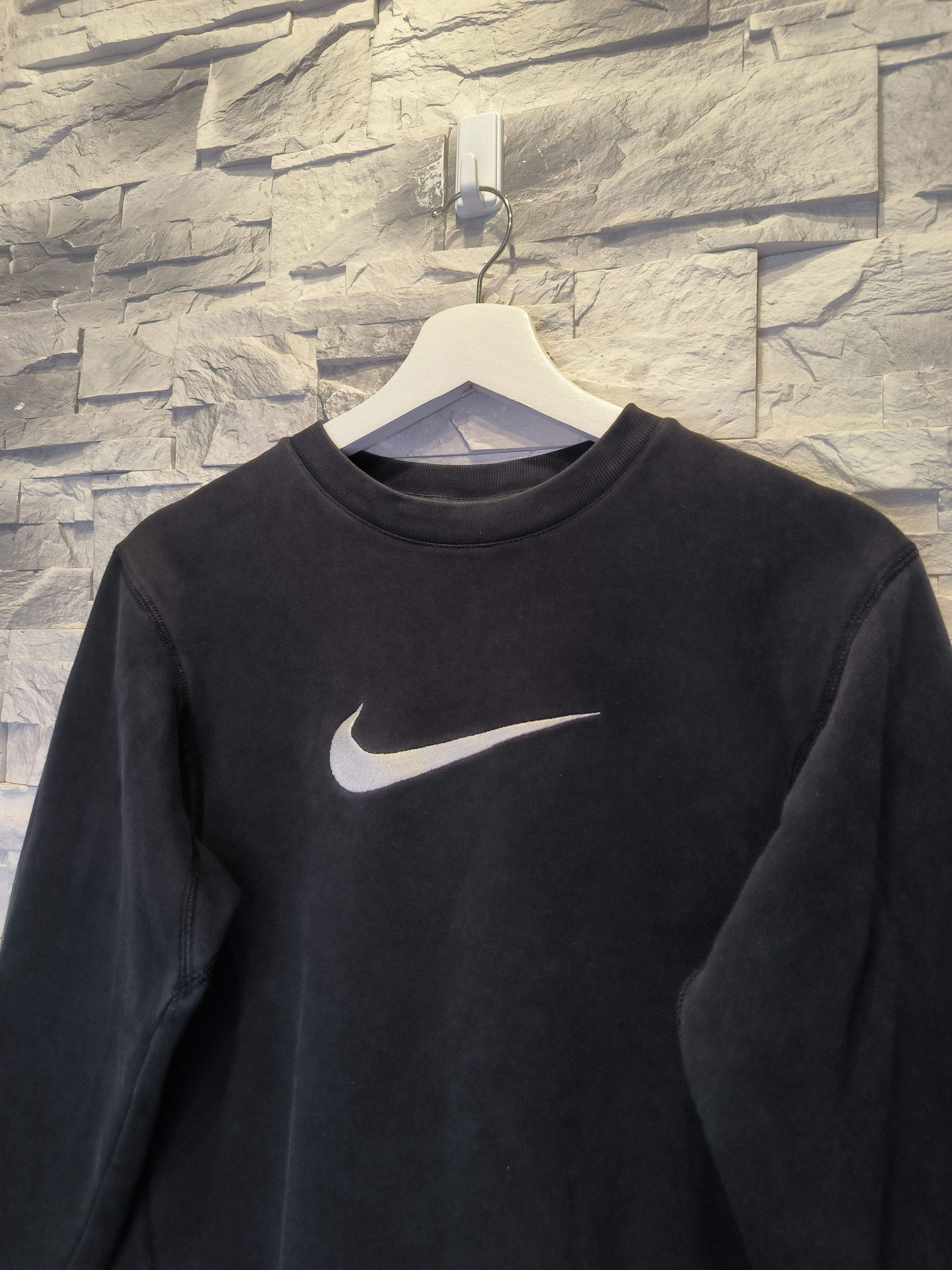 Nike × Vintage Vintage Nike Center Swoosh Logo 00s Sweatshirt Size US XXS / EU 40 - 2 Thumbnail