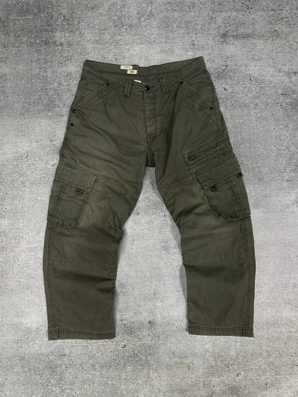 Japanese Brand × Vintage Vintage Japanese Cargo Gray Baggy Pants Size US 36 / EU 52 - 1 Thumbnail