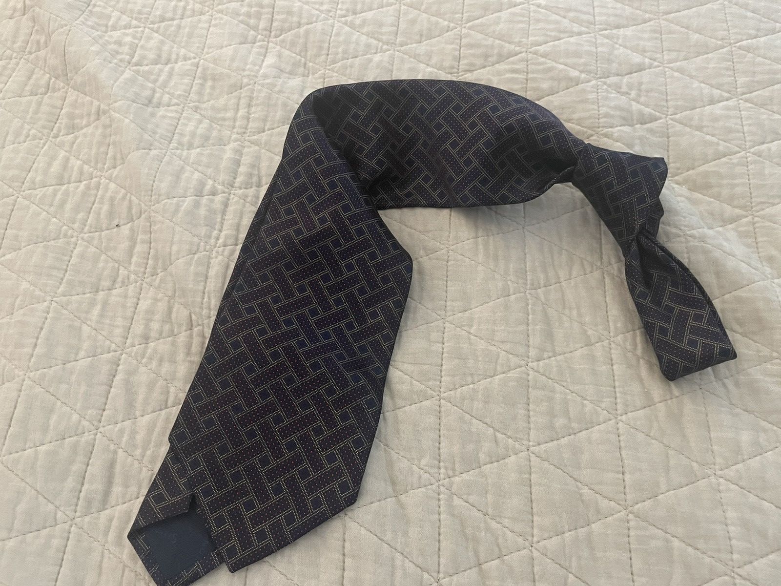 Stefano Ricci Stefano Ricci Print Woven Silk Power Necktie Size ONE SIZE - 2 Thumbnail