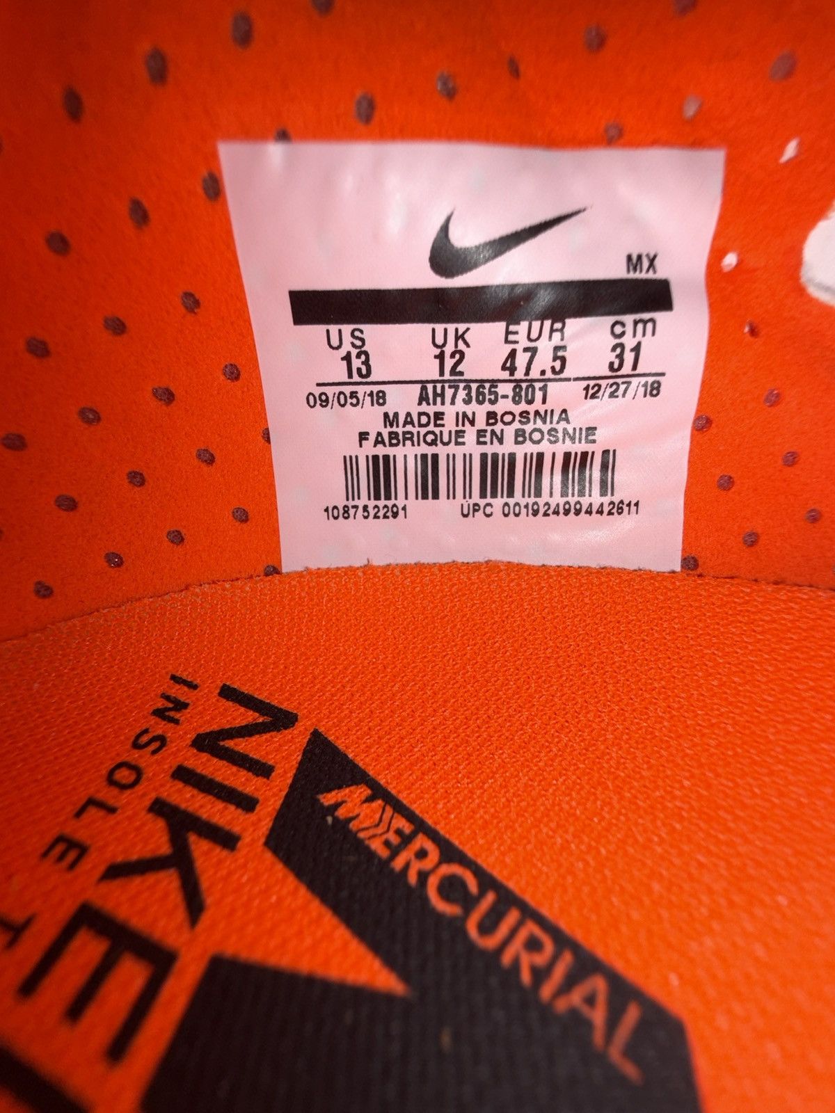 Nike Nike Mercurial Superfly 6 Elite Size US 13 / EU 46 - 9 Thumbnail