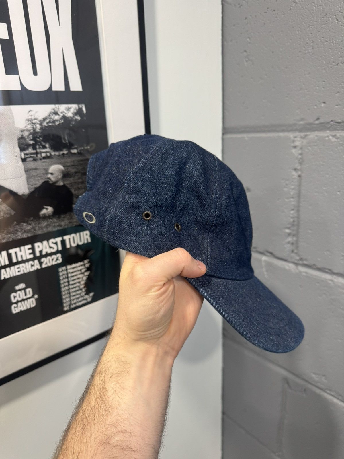 Oakley Vintage OAKLEY SOFTWARE 00s Denim Hat DEADATOCK Size ONE SIZE - 3 Thumbnail