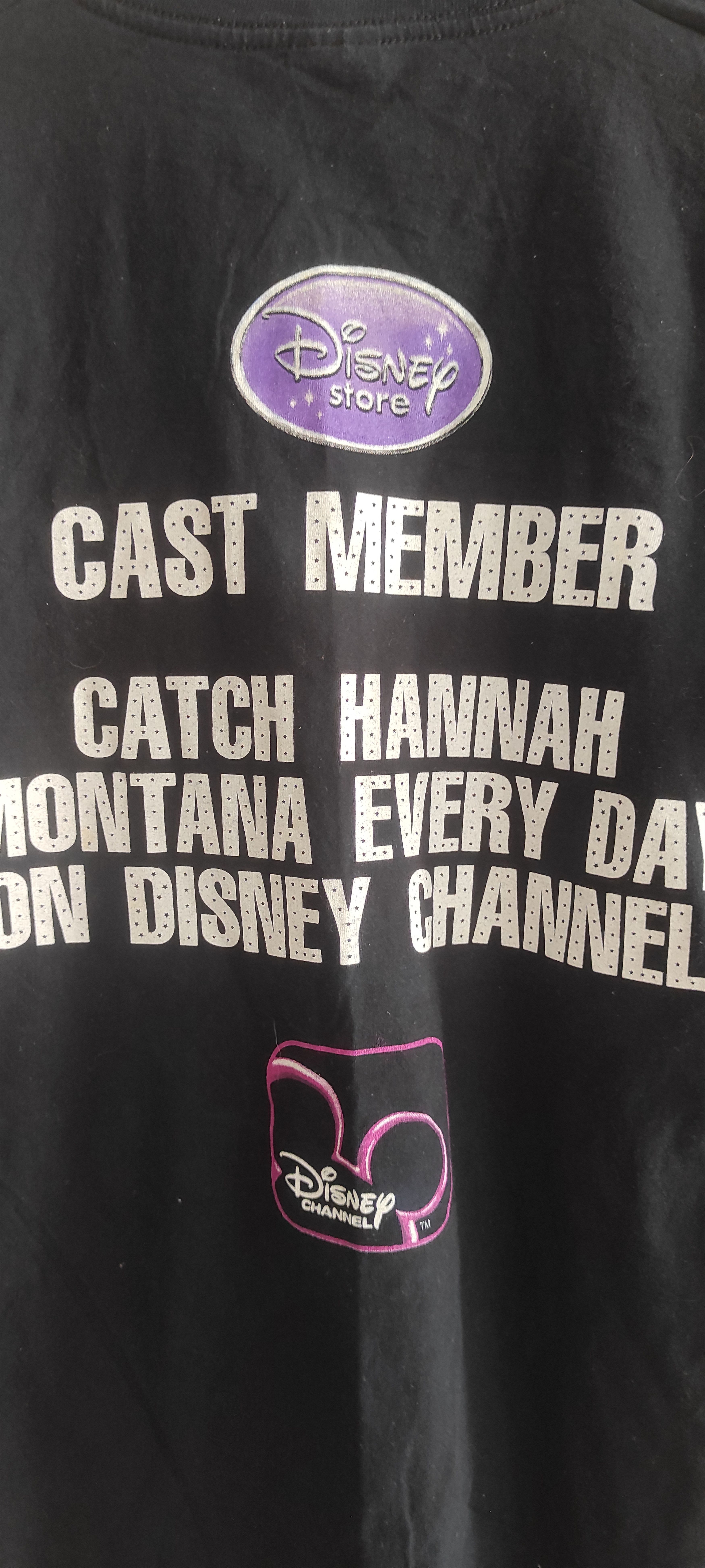 Disney × Fruit Of The Loom Disney Hannah Montana T Shirt Make Me a Pop Star Graphic Tee Size US M / EU 48-50 / 2 - 4 Thumbnail