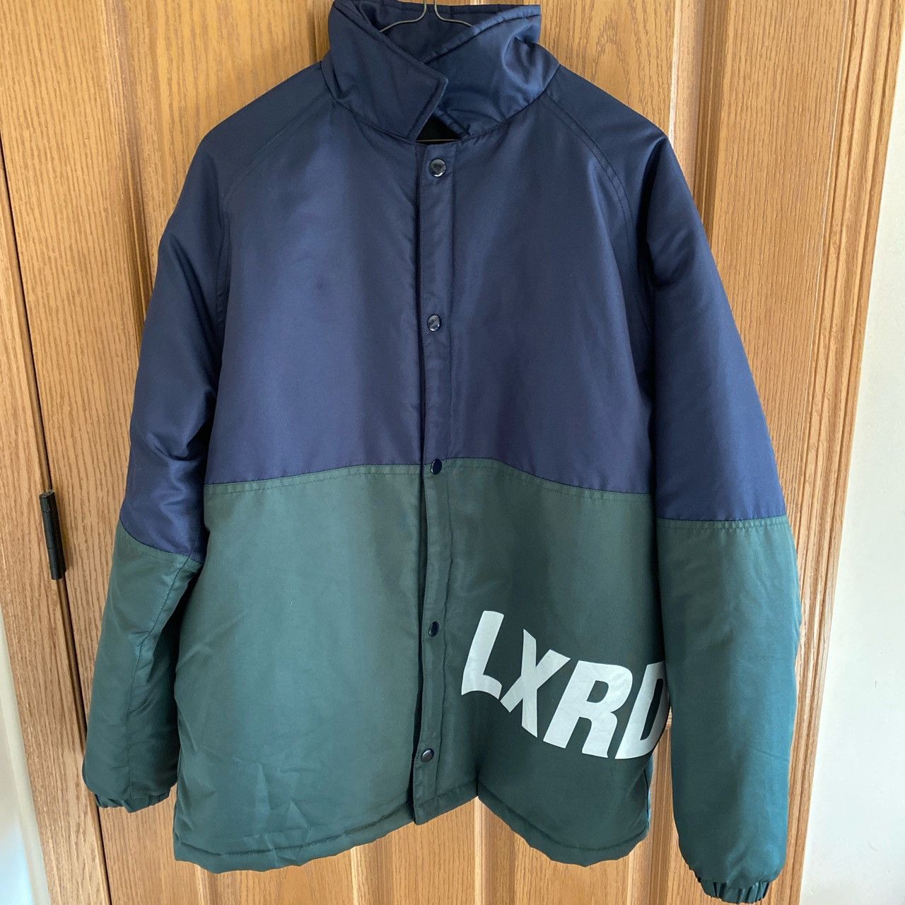 Lxrdknows Lxrdknows Navy/Green puffer jacket Size US L / EU 52-54 / 3 - 1 Thumbnail