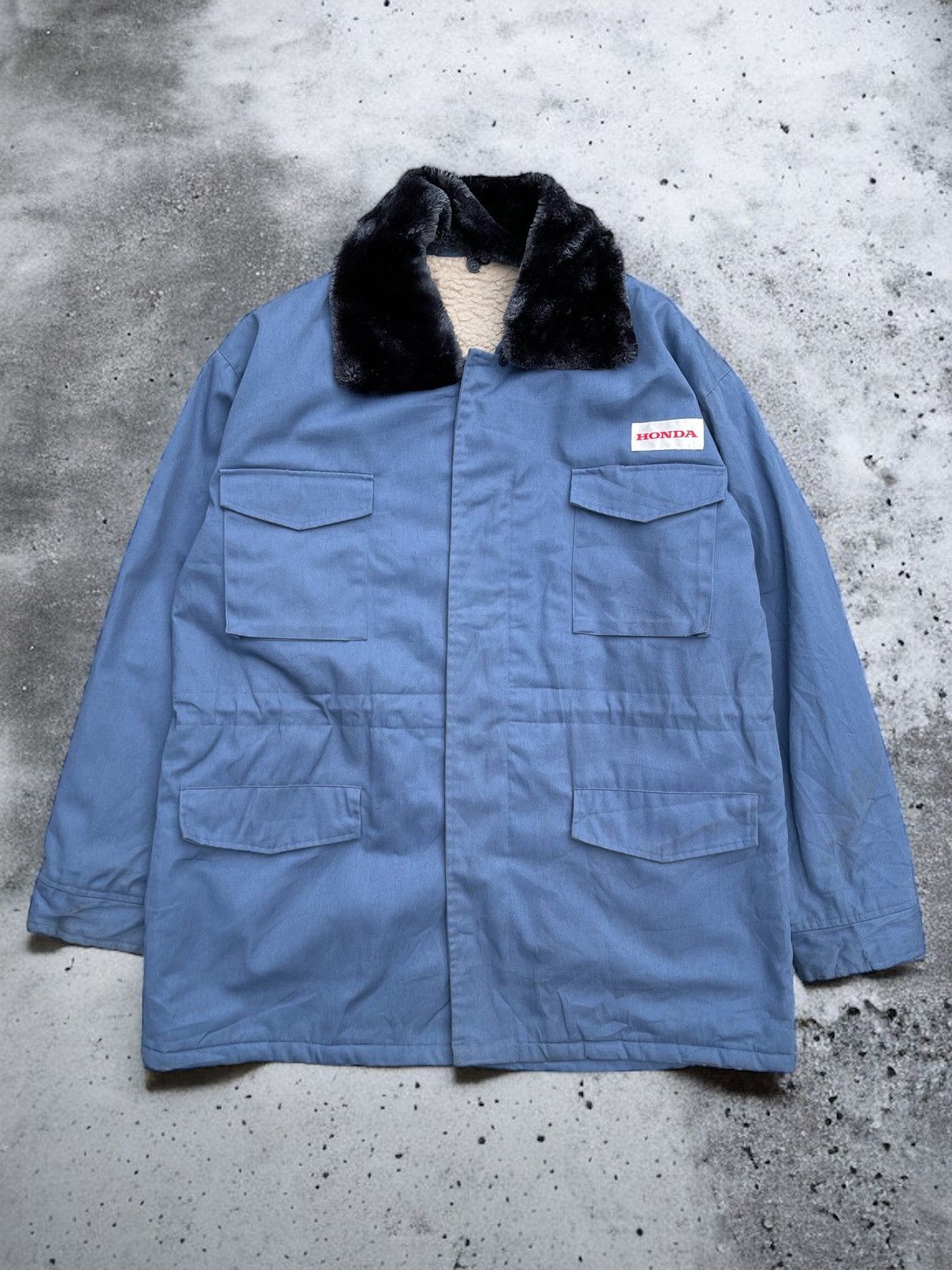 Honda 🔥Vintage Honda Fur Collar Works Jacket Size US XL / EU 56 / 4 - 1 Thumbnail