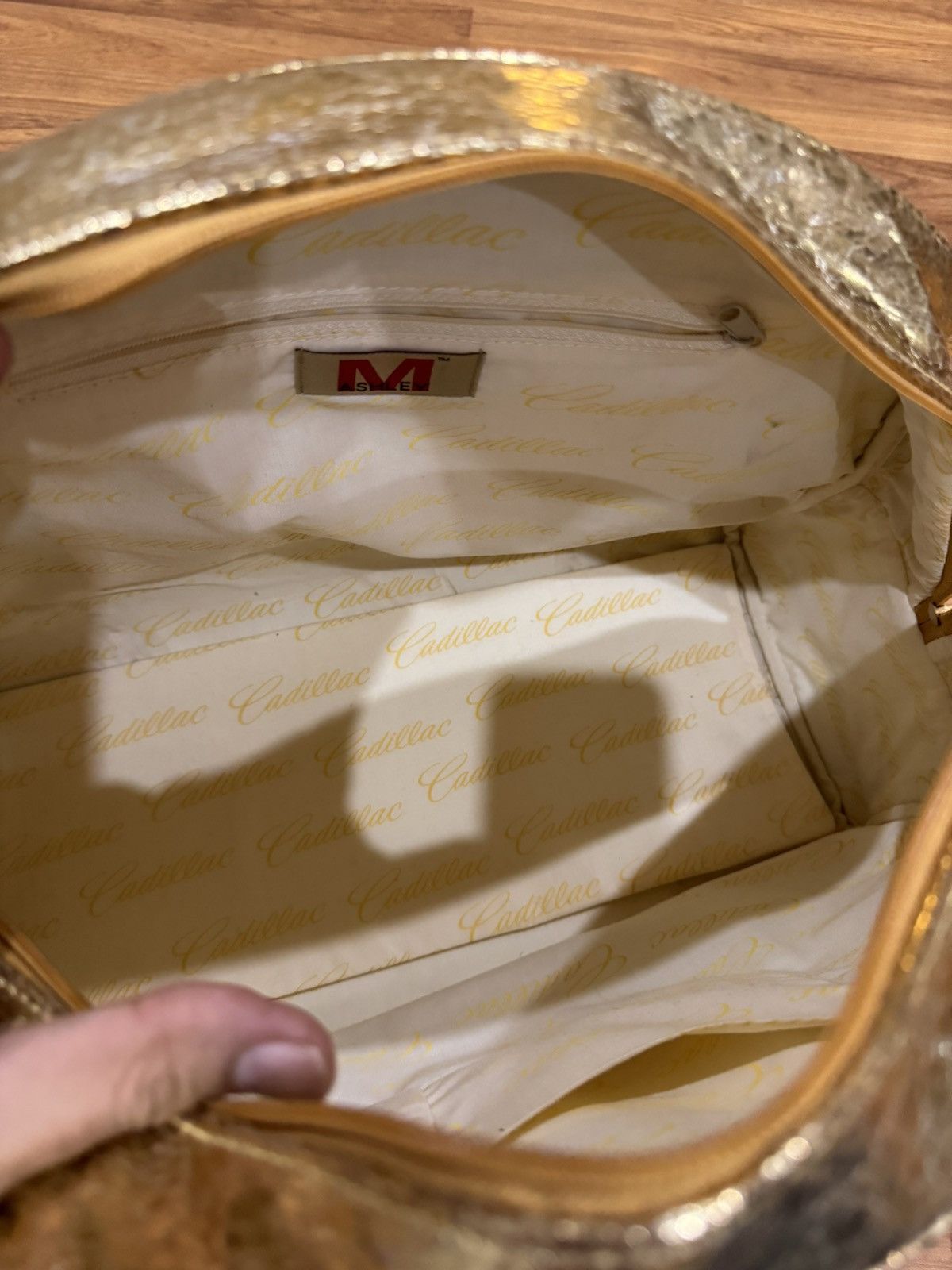 Cadillac VINTAGE FLAKES CRISP GOLD CADILLAC DUFFLE BAG Size ONE SIZE - 11 Thumbnail