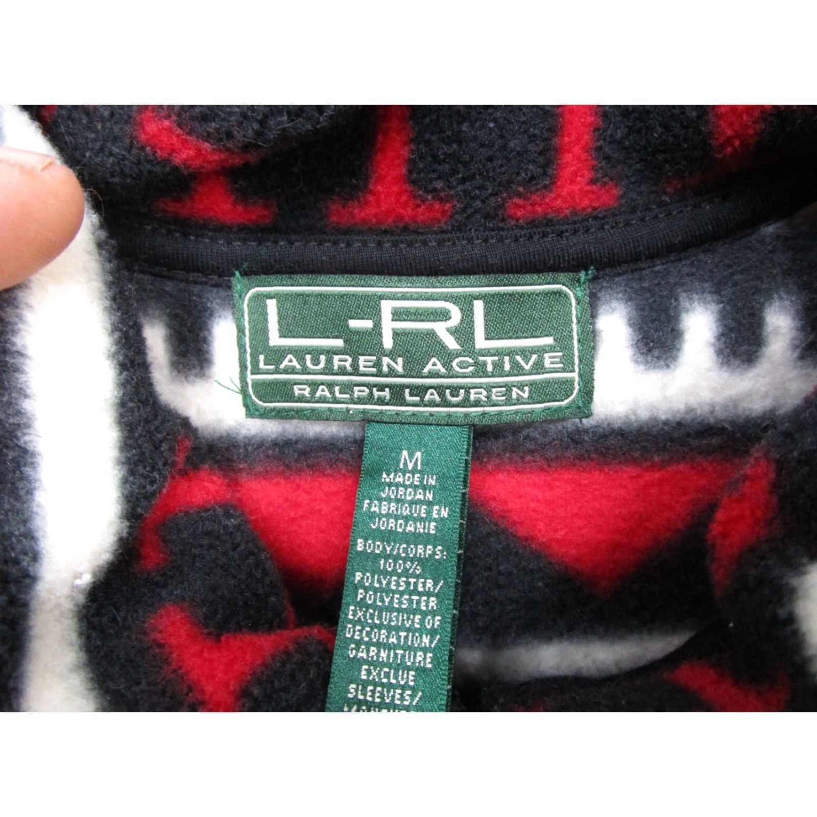 Ralph Lauren Lauren Ralph Lauren Active Fleece Sweater Jacket Size M Geometric Abstract Read Size M / US 6-8 / IT 42-44 - 2 Thumbnail